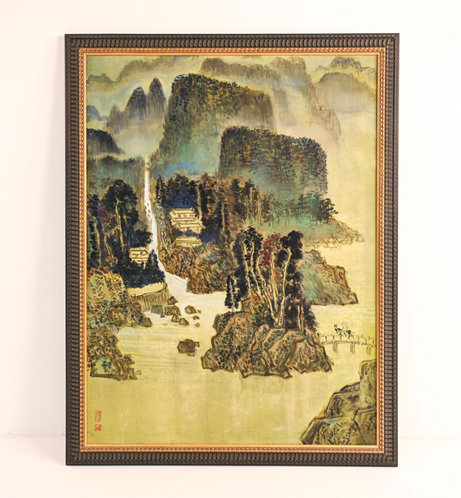 LARGE CONTEMPORARY CHINESE O/C LANDSCAPE (1 of 18)