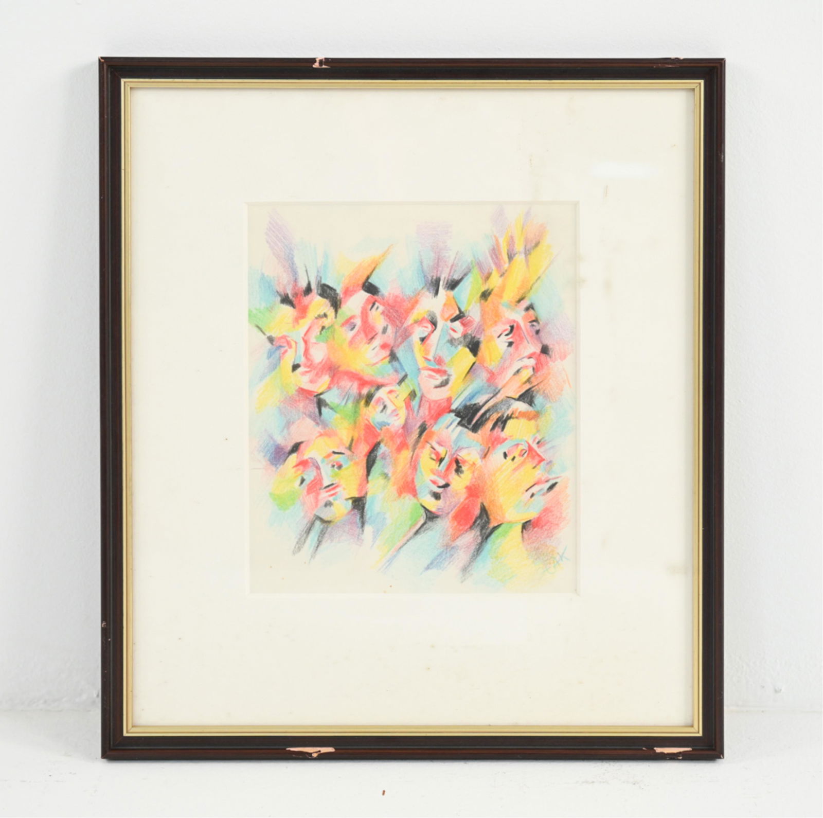 MODERN ABSTRACTED FACES DRAWING (1 of 7)