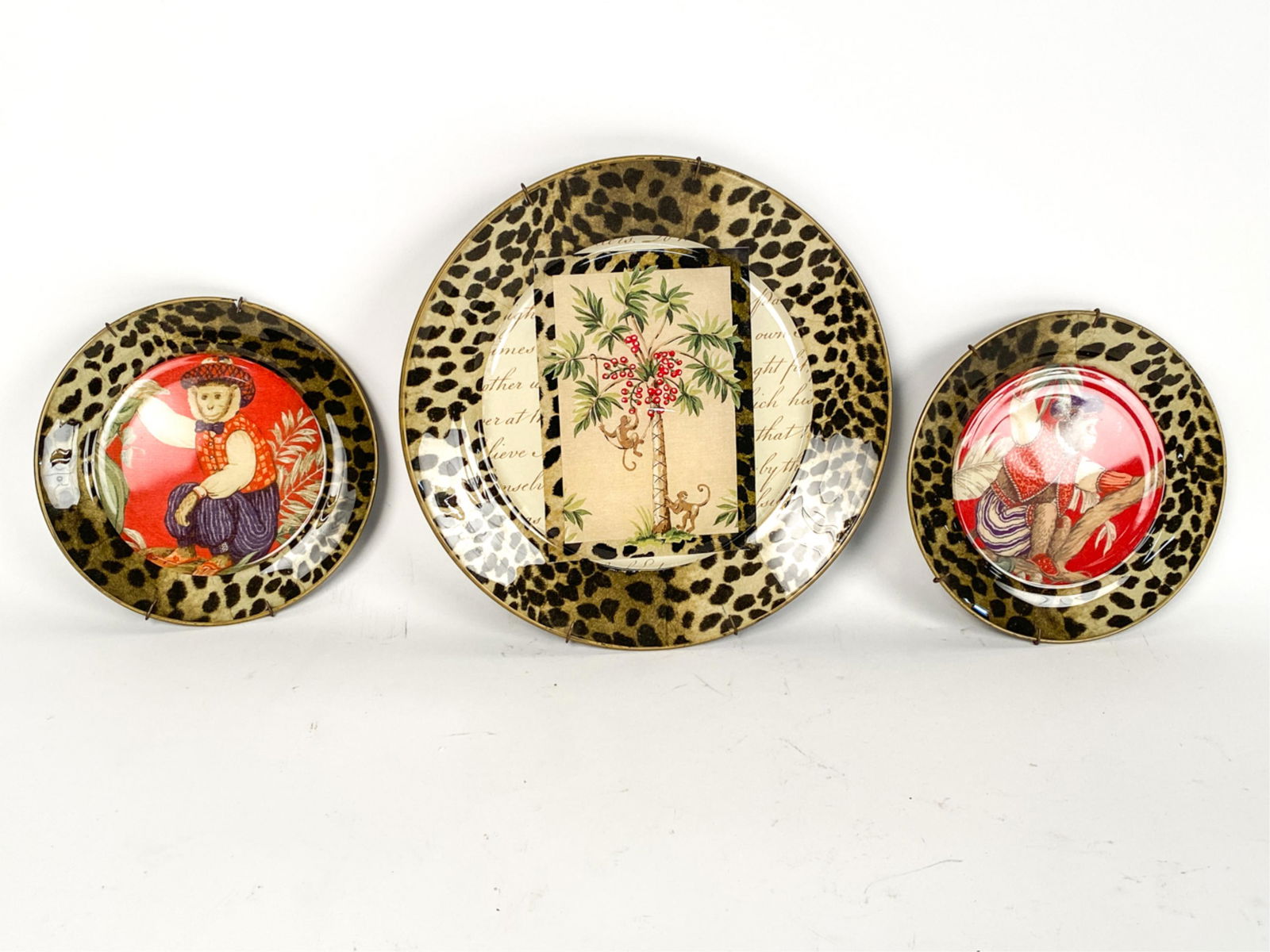 (3) ALTHEA PERLEY DECOUPAGE PLATES (1 of 17)