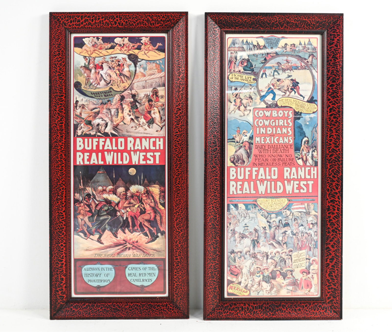 (2) BUFFALO RANCH REPRODUCTION LITHOGRAPH POSTERS (1 of 12)