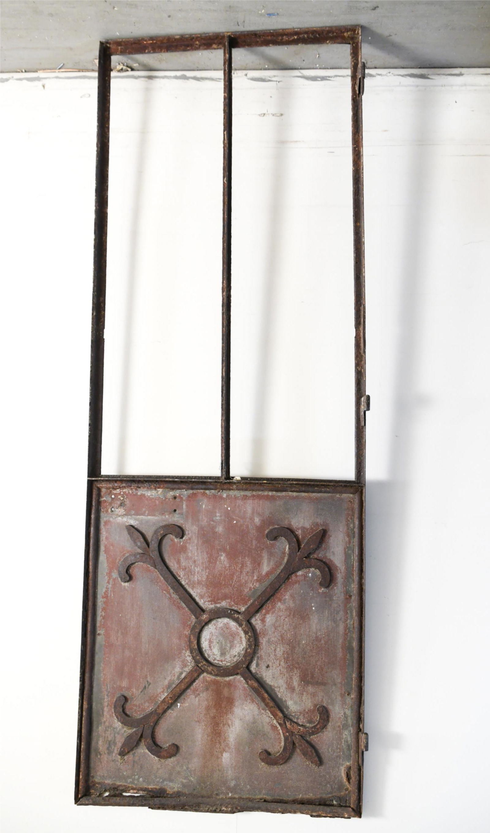 ARCHITECTURAL SALVAGE LARGE IRON DOOR (1 of 9)