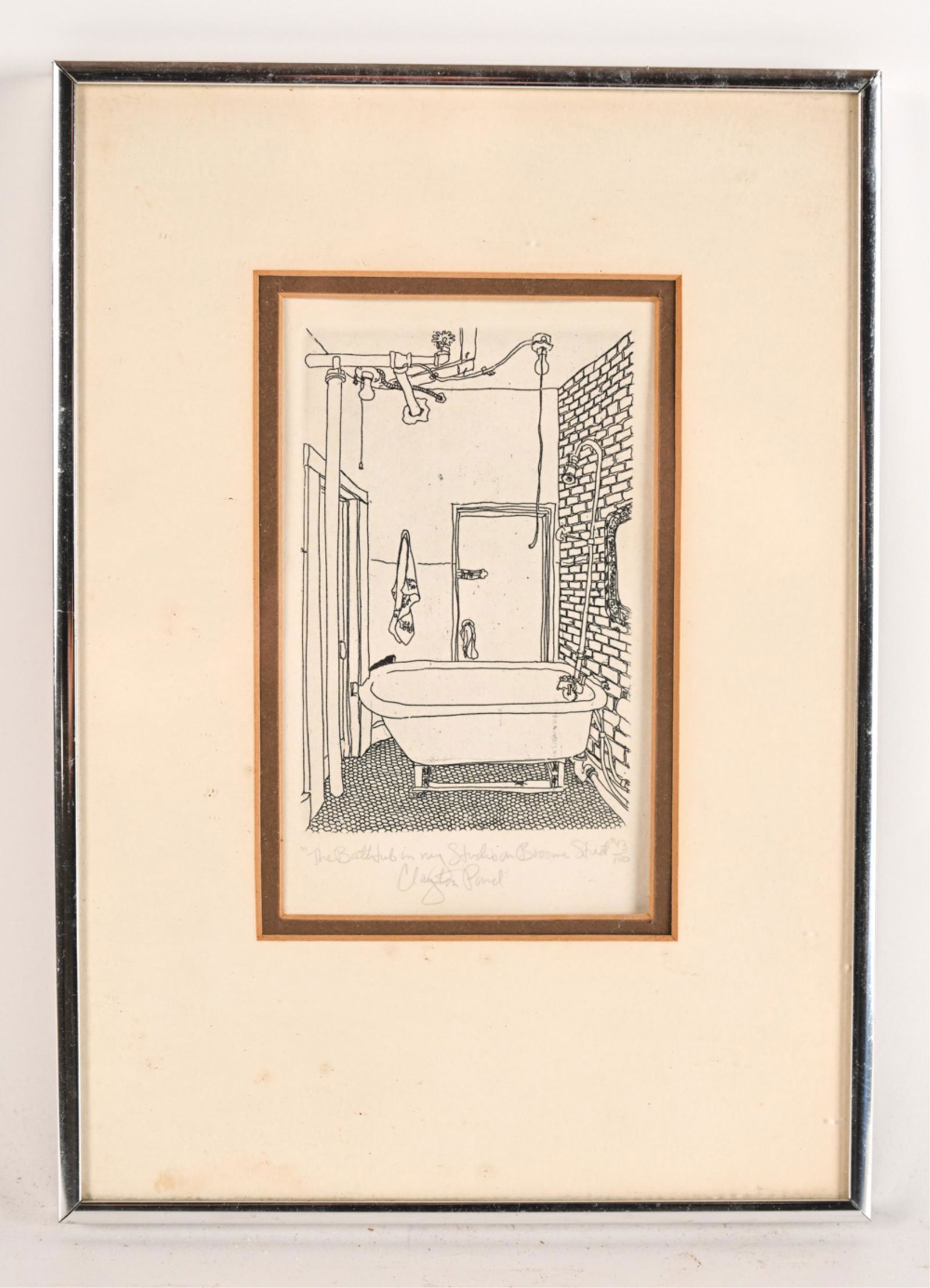 CLAYTON POND BATHTUB SERIGRAPH (1 of 8)