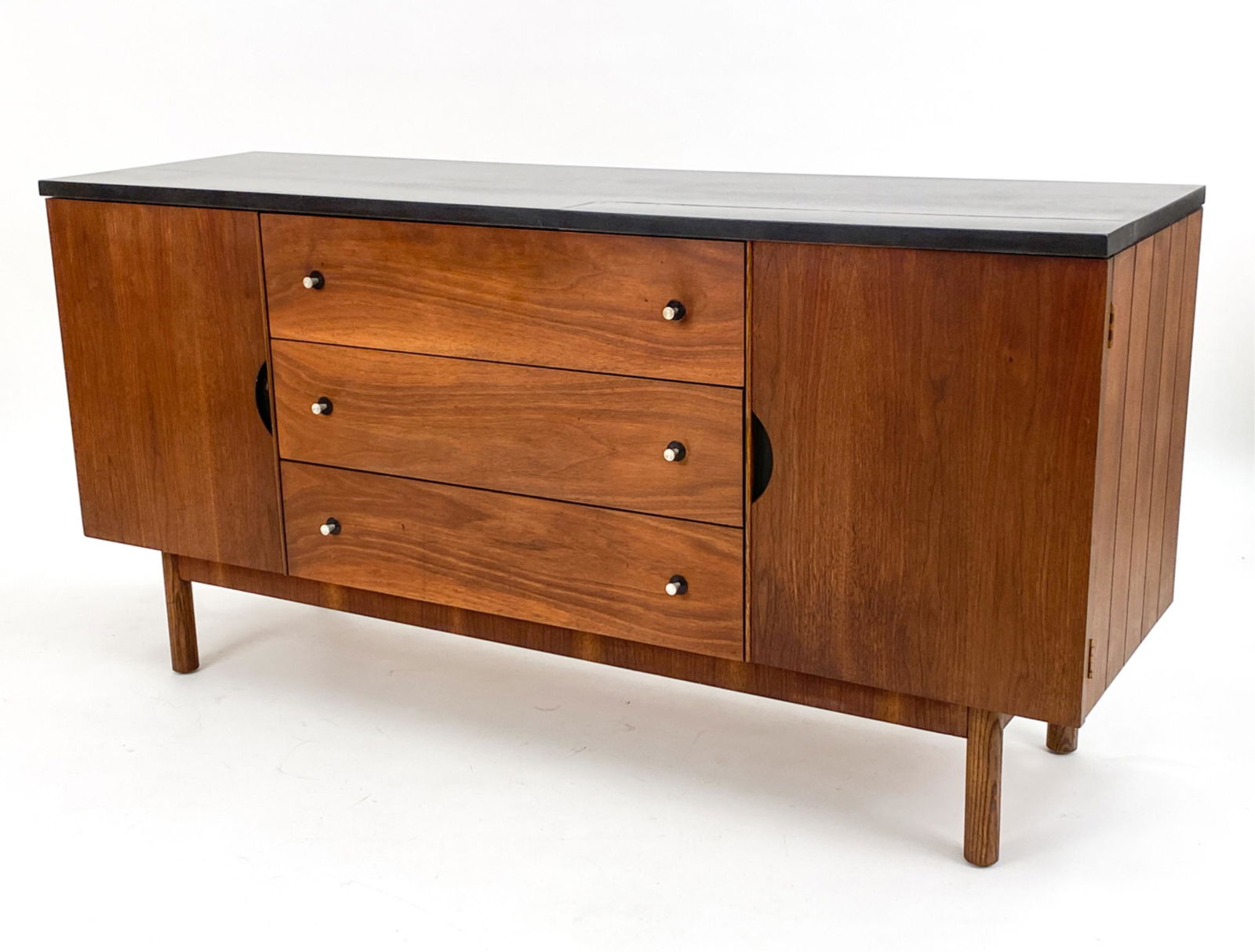 MID-CENTURY STANLEY WALNUT CABINET (1 of 13)
