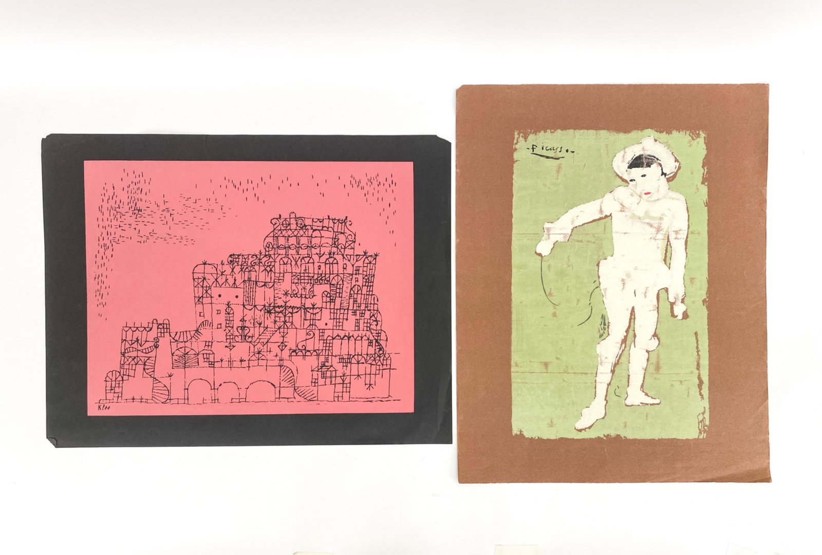 (2) AFTER PICASSO/KLEE LITHOGRAPHS (1 of 12)