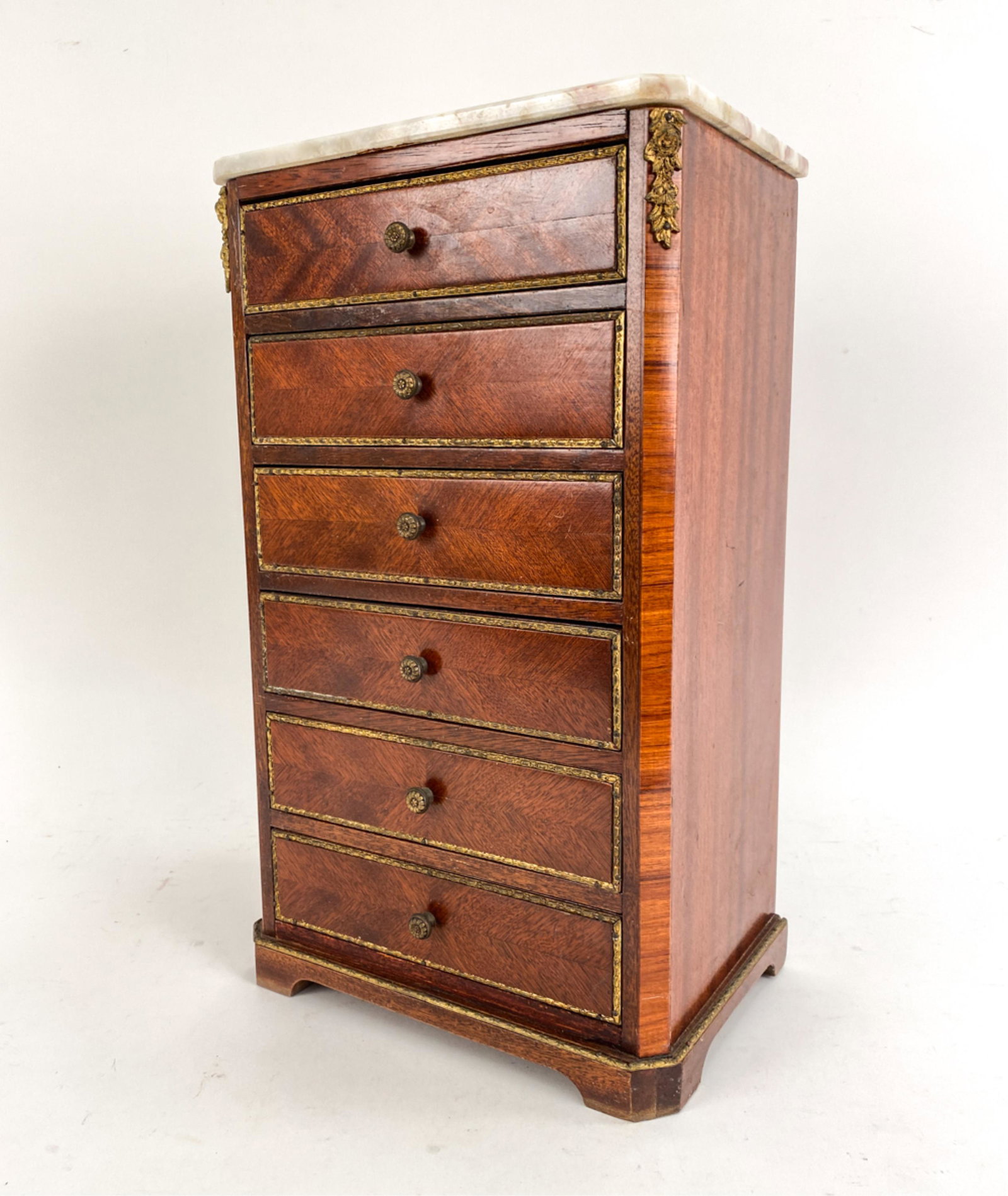 FRENCH ORMOLU-MOUNTED JEWELRY CABINET (1 of 10)