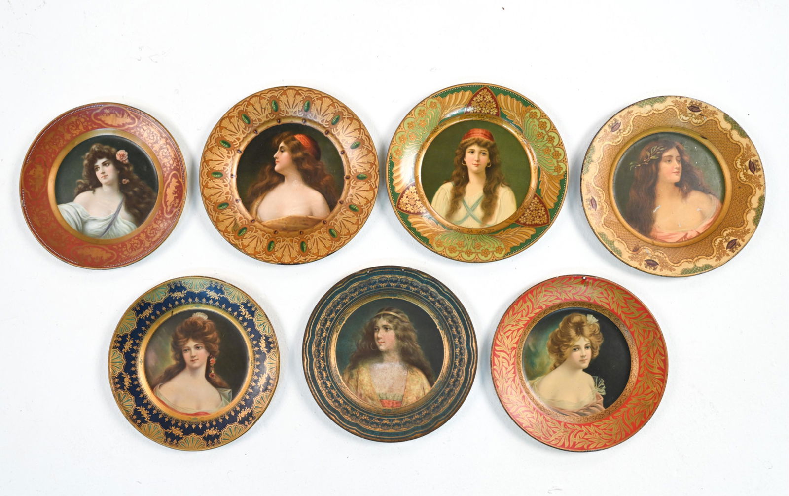(7) TIN LITHOGRAPH ART PLATES; MEEK & SHONK CO. (1 of 13)