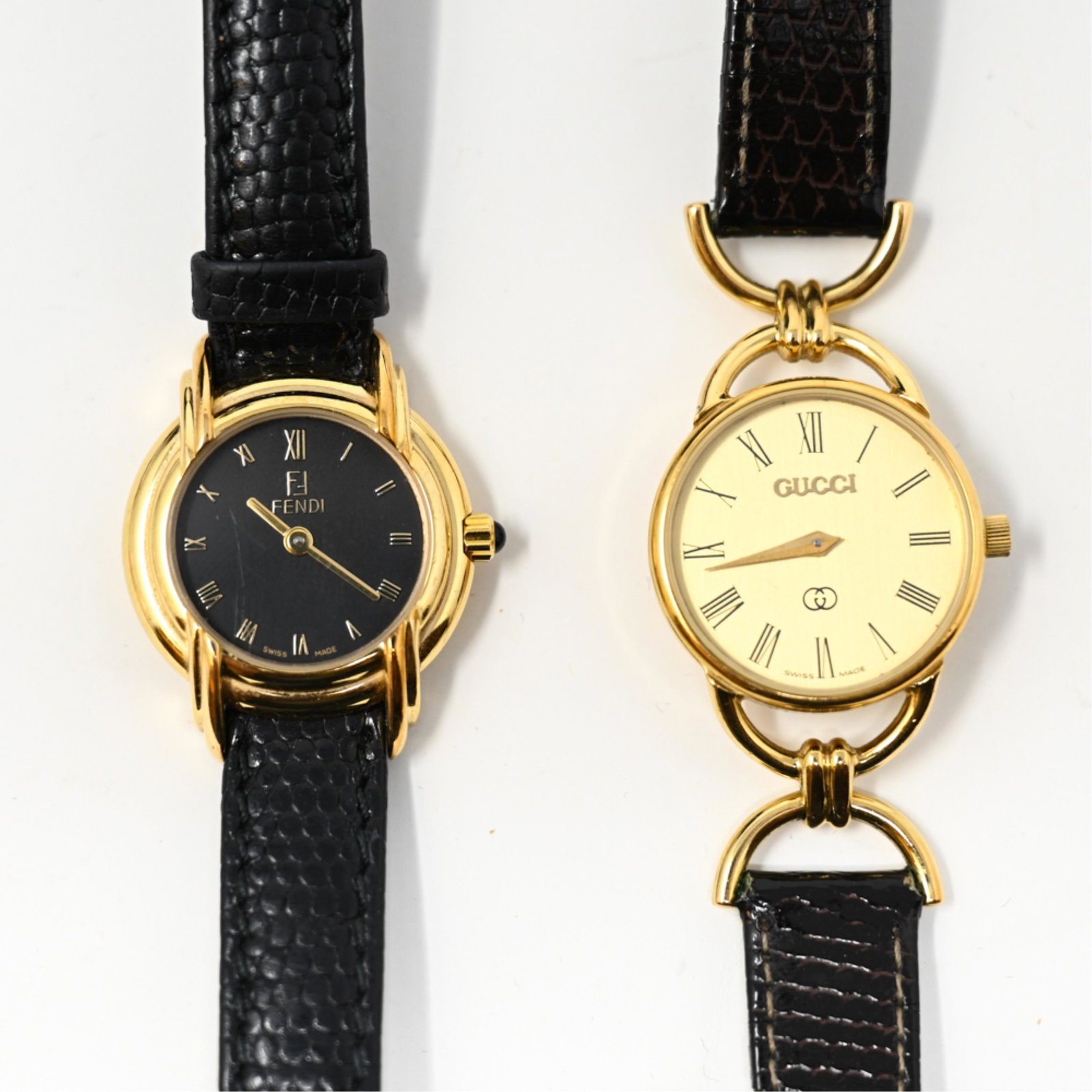 (2) LADIES DESIGNER WATCHES- GUCCI & FENDI (1 of 11)