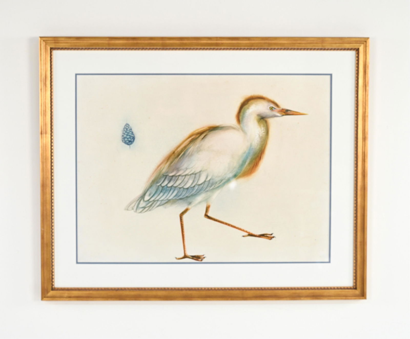 SCOTT KELLEY (B. 1963) MIXED MEDIA, CATTLE EGRET (1 of 11)
