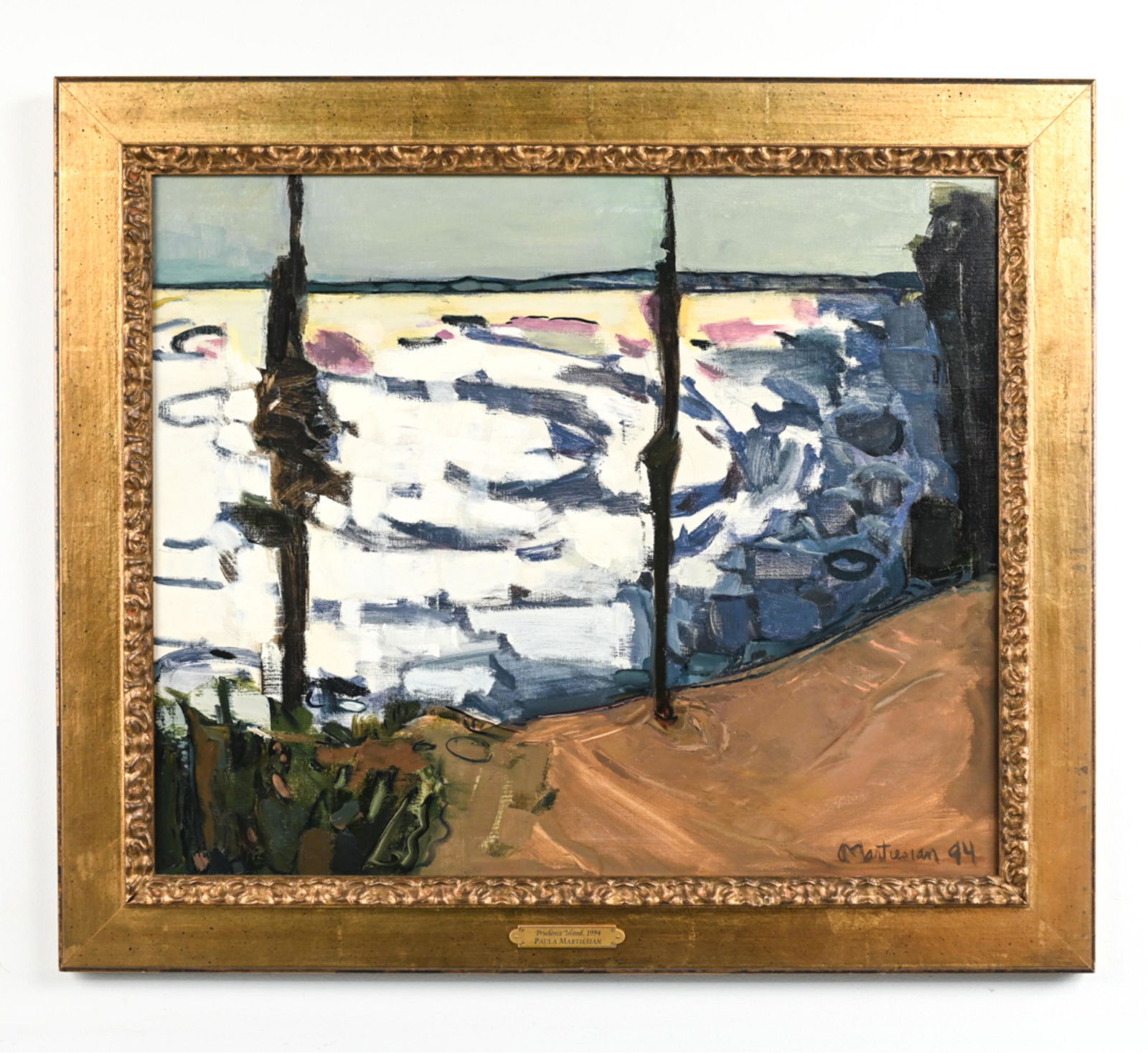 CONTEMPORARY FAUVE STYLE SEASCAPE O/C (1 of 13)