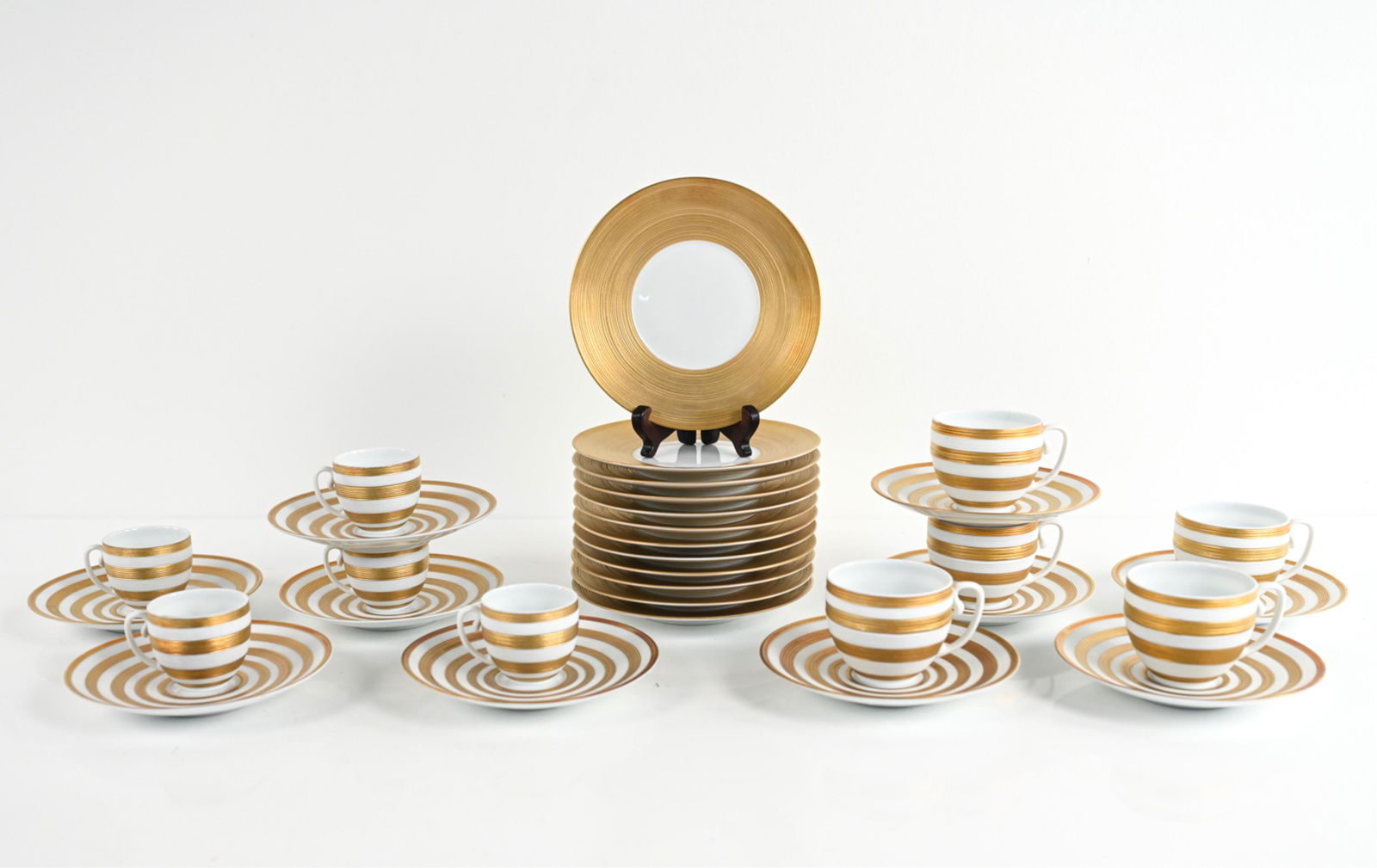 J.L. COQUET LIMOGES HEMISPHERE DEMITASSE SERVICE (1 of 9)