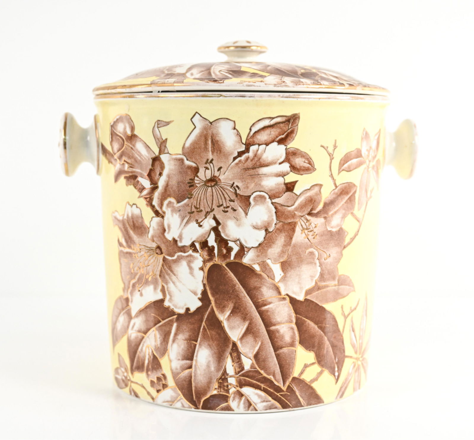 RARE BWM STAFFORDSHIRE KEW CROCK POT, C. 1884 (1 of 13)