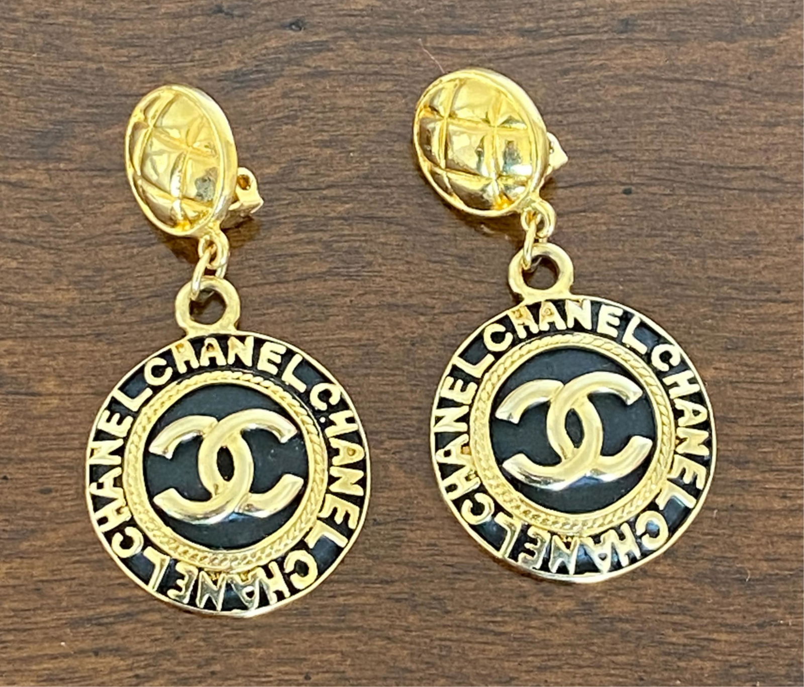 PAIR OF CHANEL EARRINGS (1 of 6)