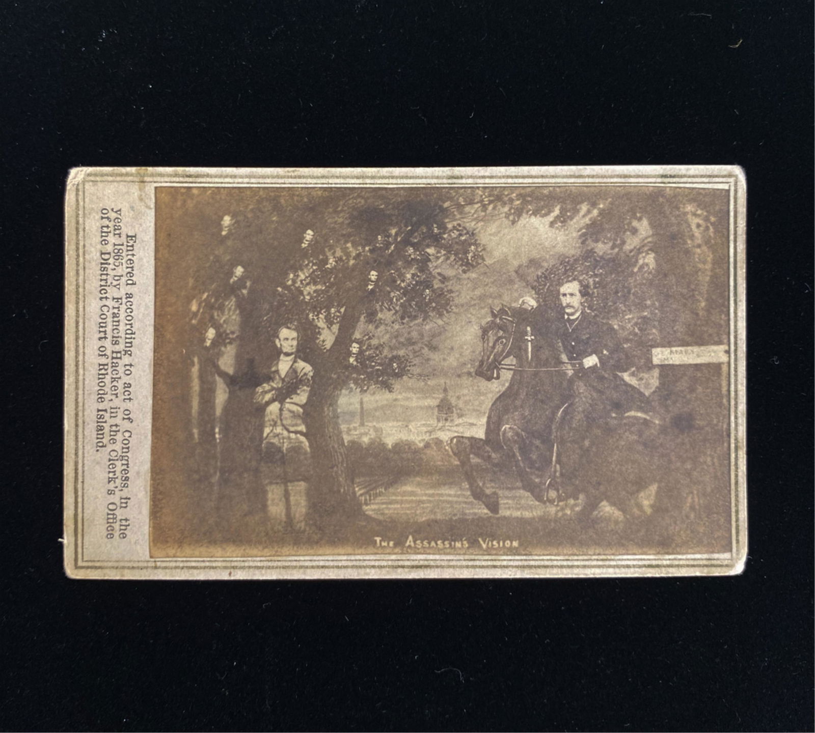 THE ASSASSAIN'S VISION CDV 1865 (1 of 7)