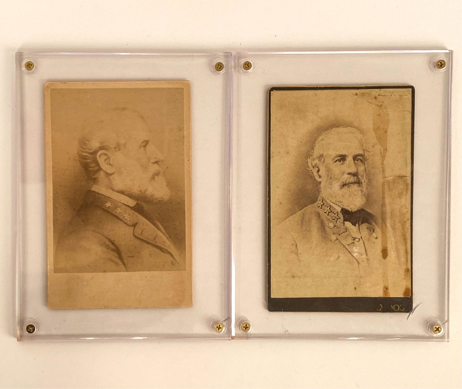 (2) ROBERT E. LEE CABINET CARDS (1 of 12)