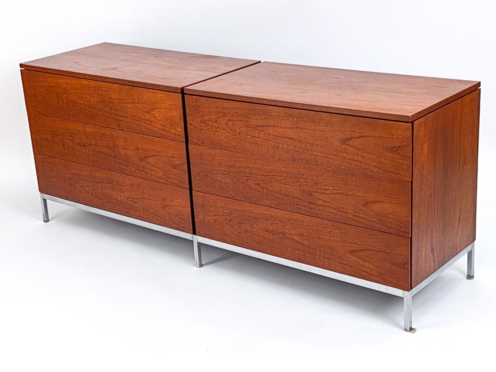 FLORENCE KNOLL TEAK DOUBLE DRESSER (1 of 9)