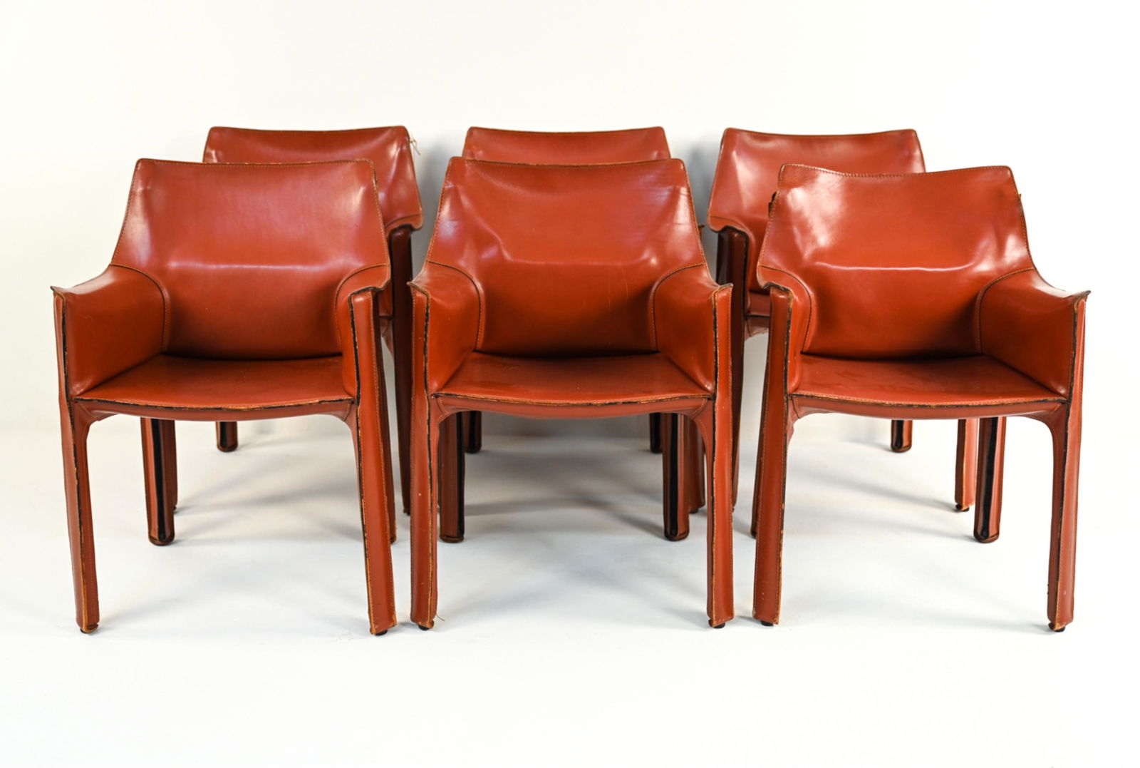 (6) MARIO BELLINI FOR CASSINA "CAB" ARMCHAIRS (1 of 18)