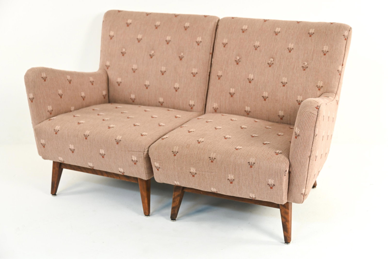 MID-CENTURY JENS RISOM TWO PIECE SOFA U-520, U-521 (1 of 16)