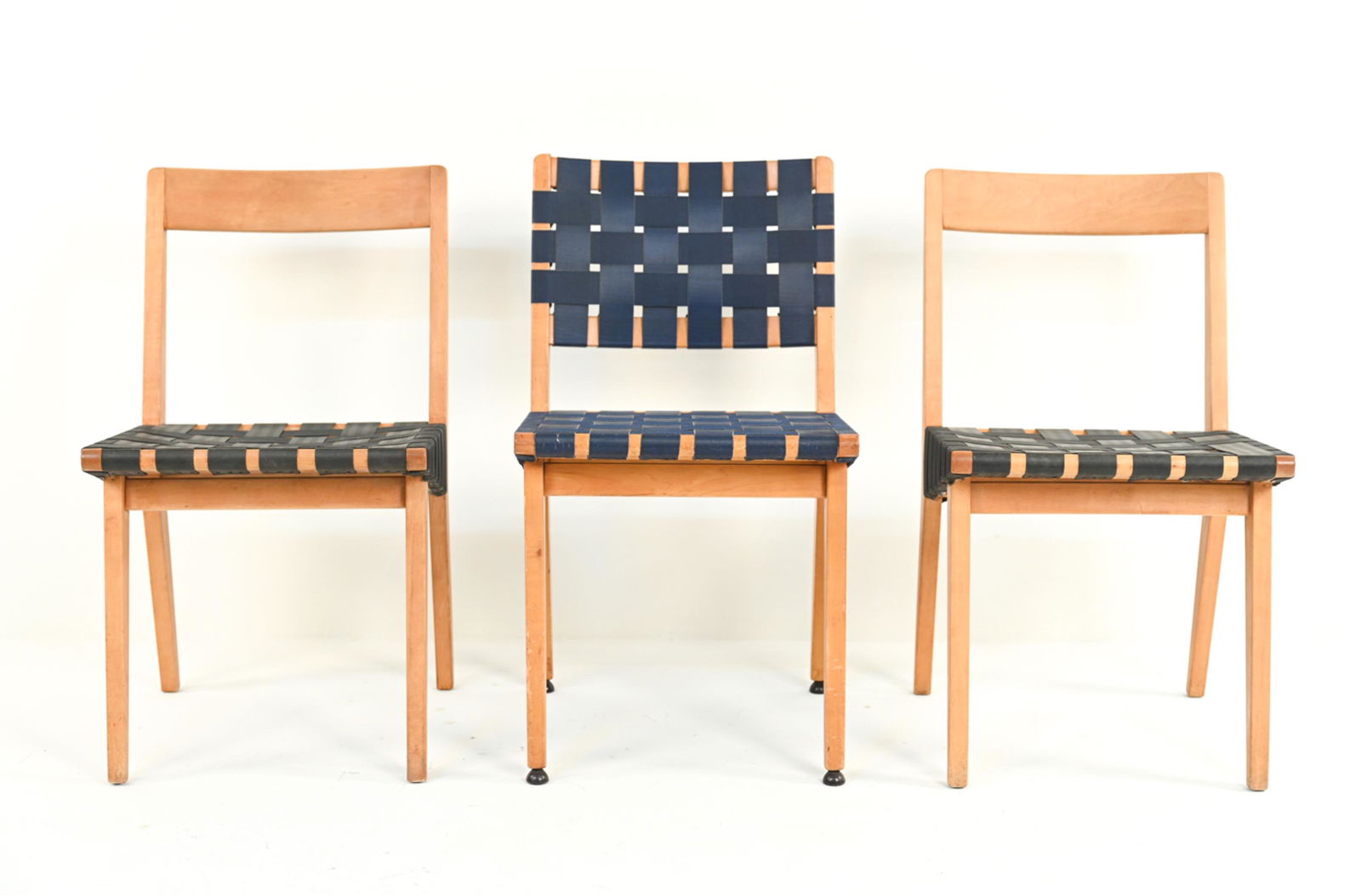 (3) MID-CENTURY JENS RISOM KNOLL MODEL 666 CHAIRS (1 of 12)