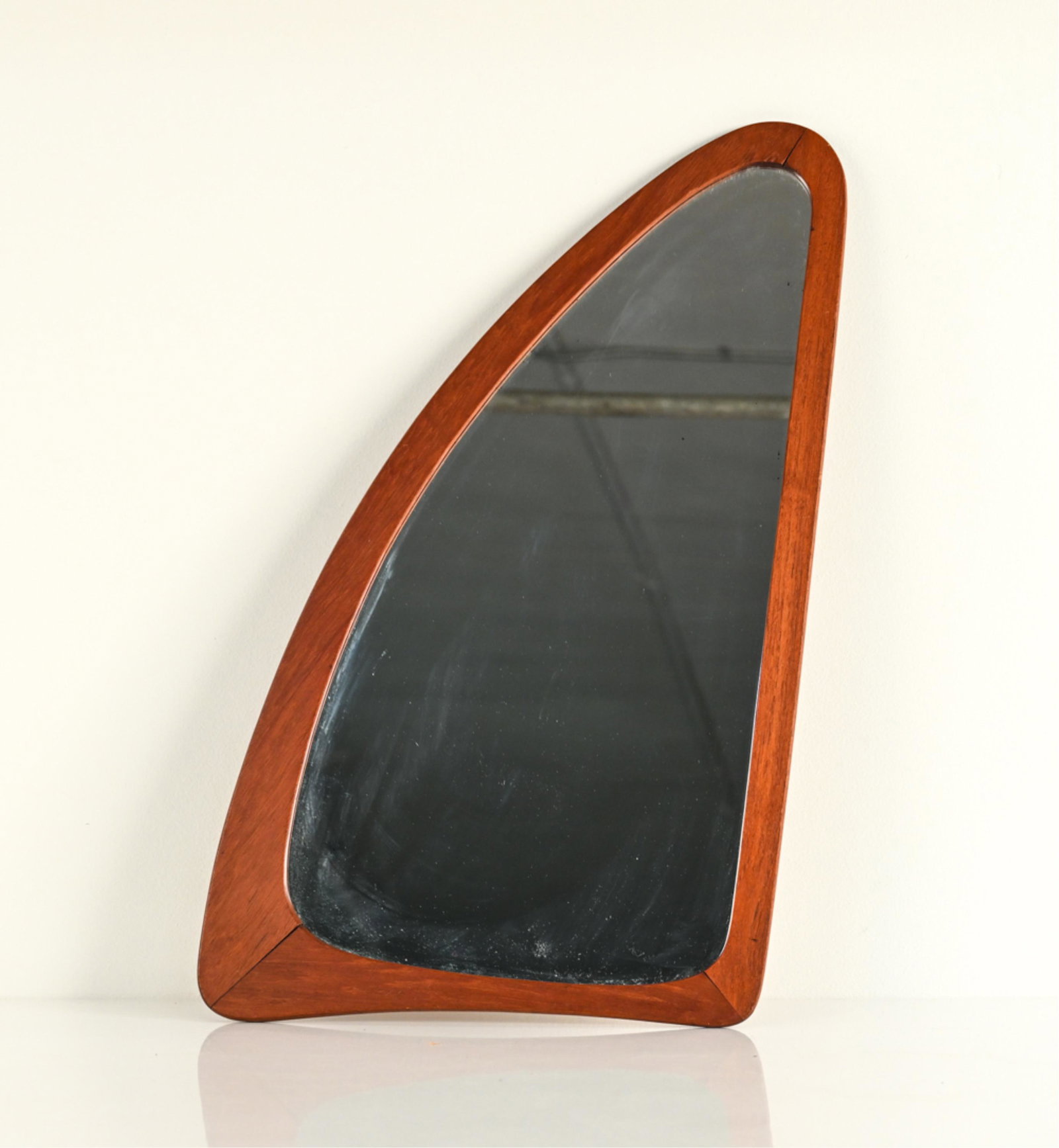 DANISH ORGANIC MODERN TEAK WALL MIRROR (1 of 10)
