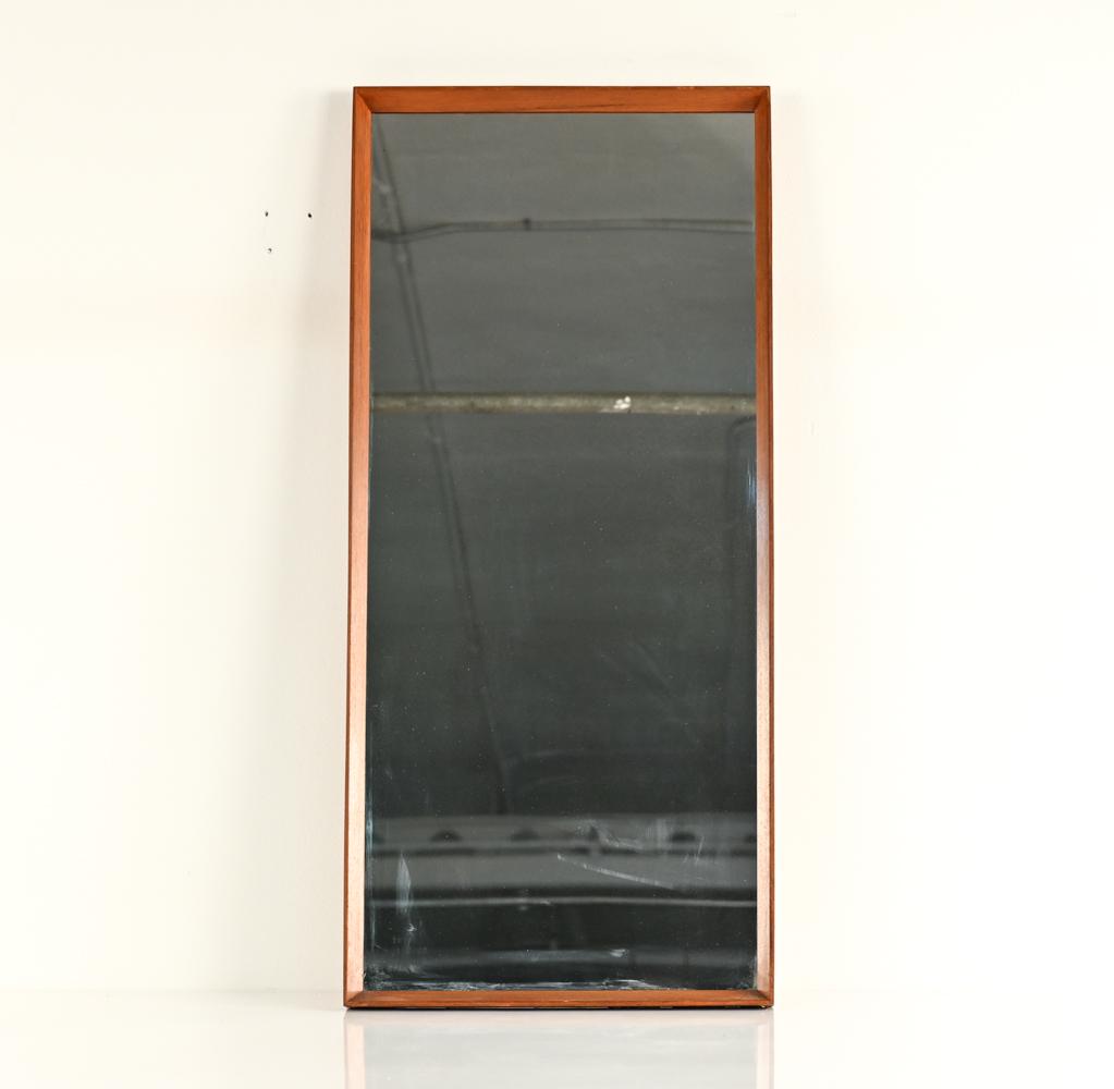 DANISH MID-CENTURY TEAK WALL MIRROR (1 of 12)