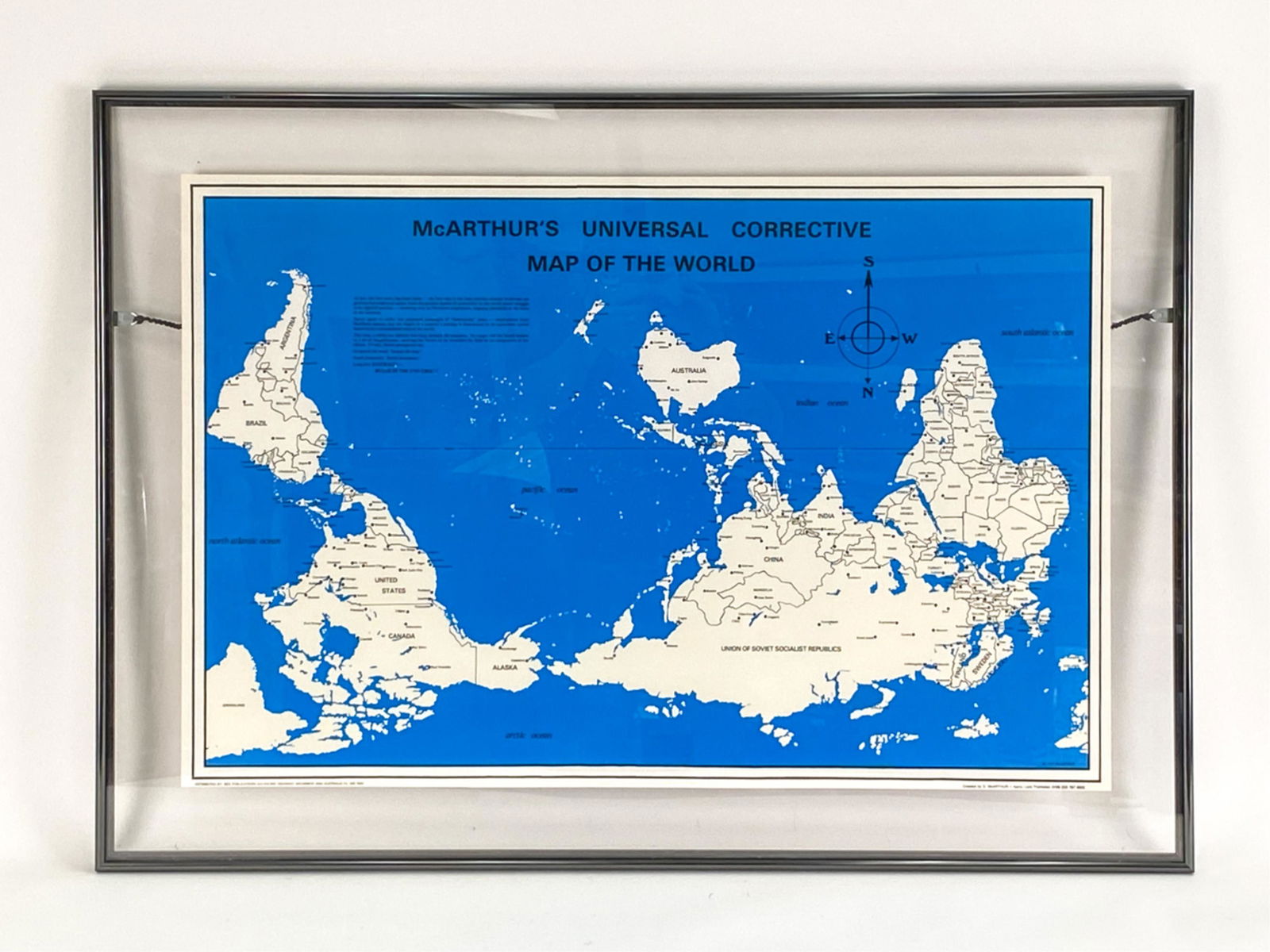 MCARTHUR'S UNIVERSAL CORRECTIVE MAP OF WORLD (0411) on May 26, 2022
