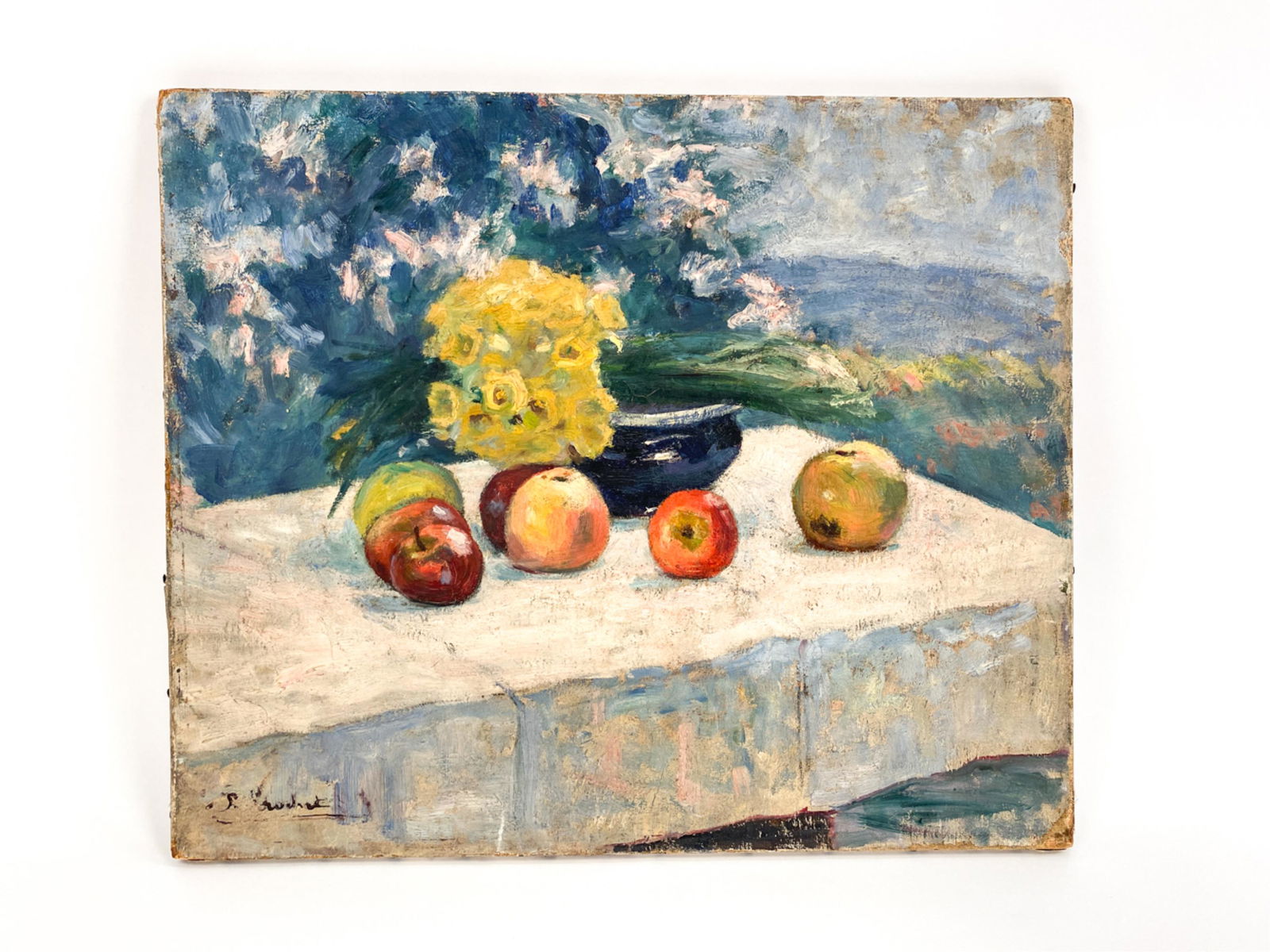 SUZANNE CROCHET, FRENCH (20TH C.) STILL LIFE O/C (1 of 10)