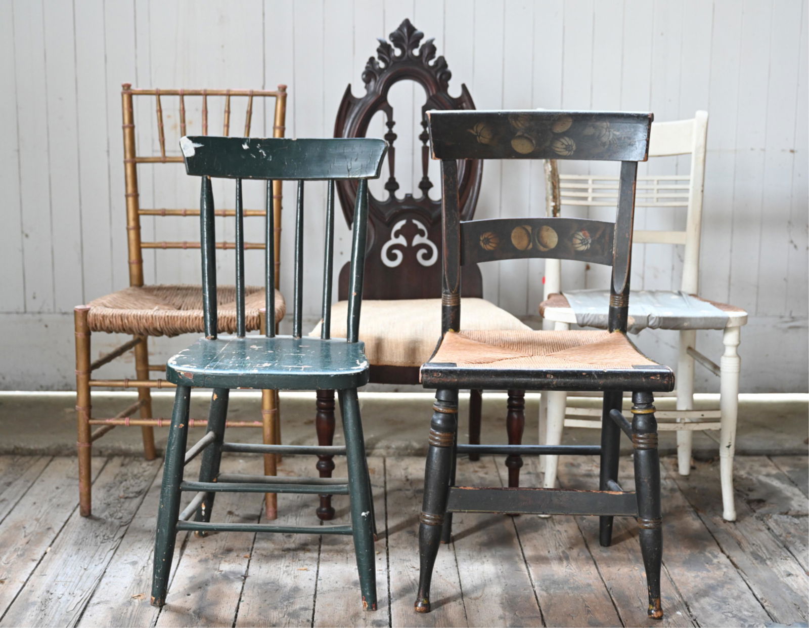 (5) ANTIQUE & VINTAGE SIDE CHAIRS (1 of 13)