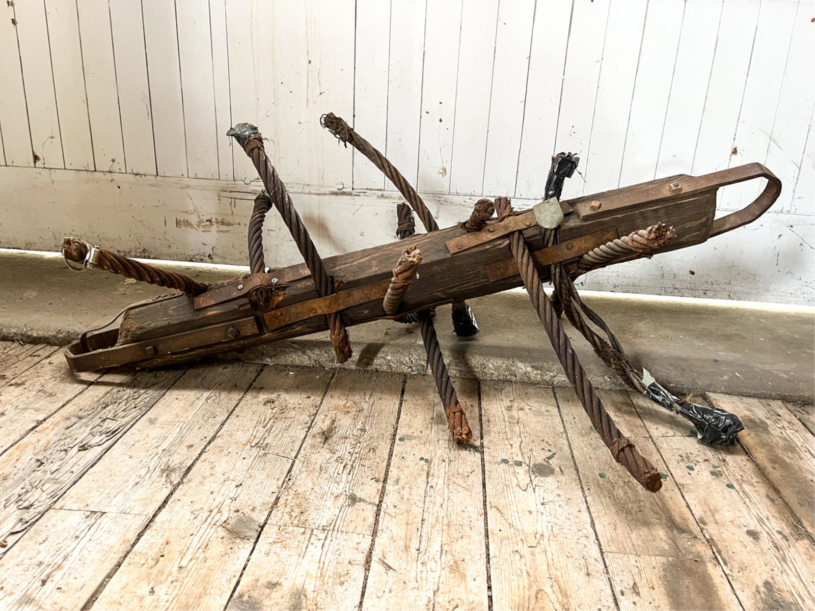 ANTIQUE NAUTICAL SALVAGE DREDGING TOOL (1 of 17)