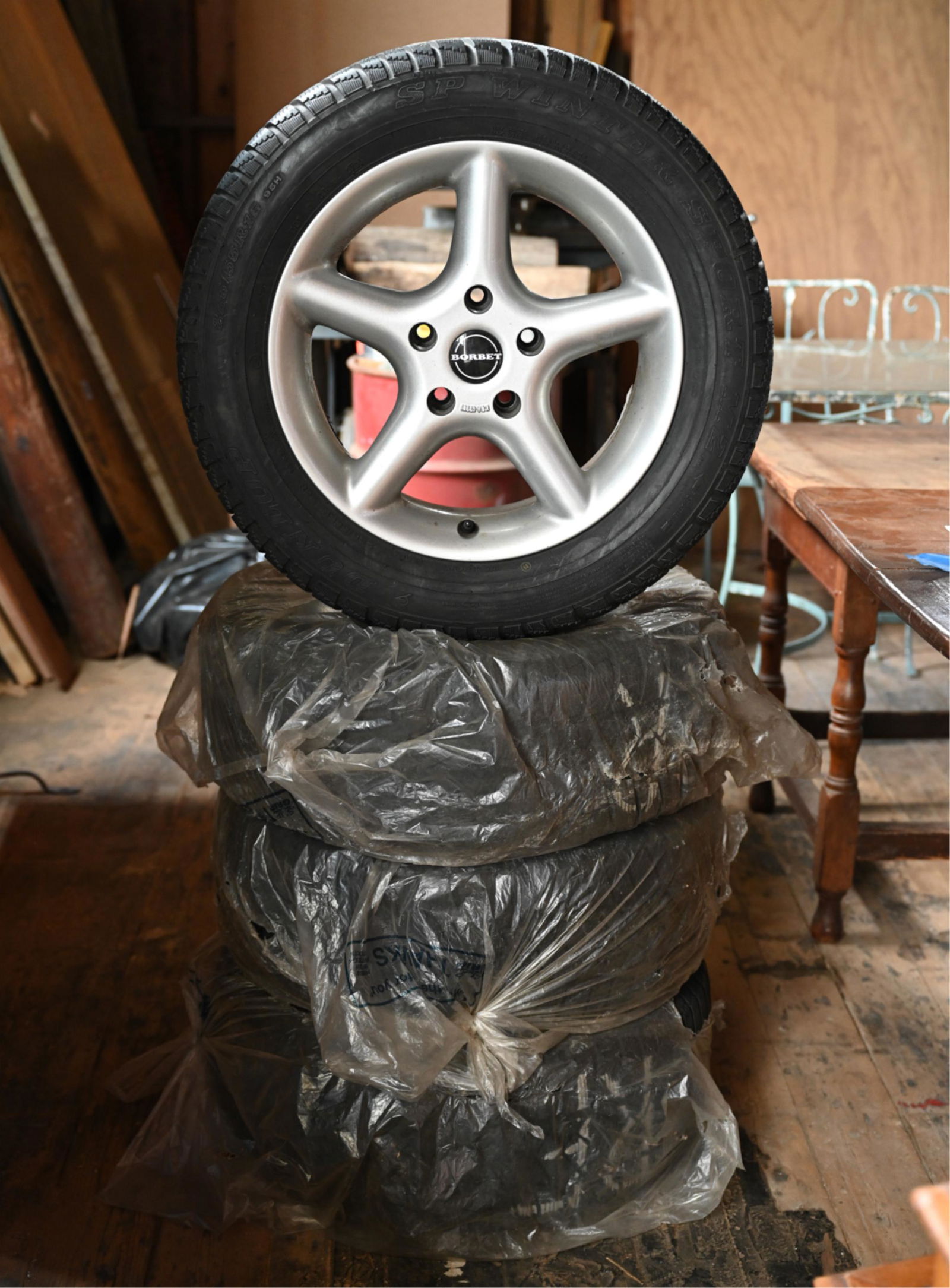 (4) BORBET SP WINTER SPORT M2 TIRES (1 of 4)