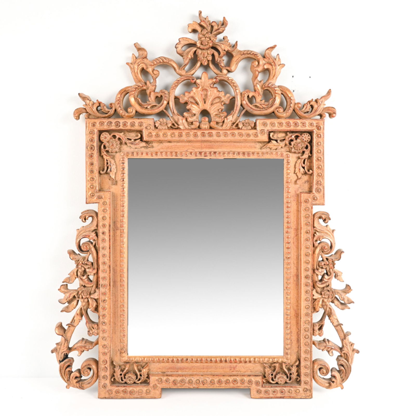 CONTEMPORARY FAUX GILT MIRROR (1 of 8)