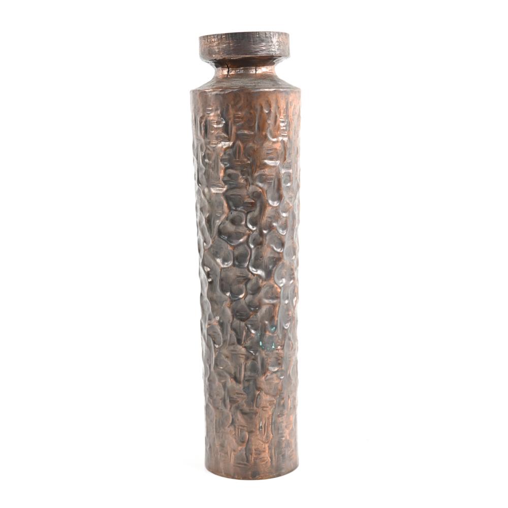 LASZLO DOMOTOR HAMMERED COPPER VASE (1 of 9)