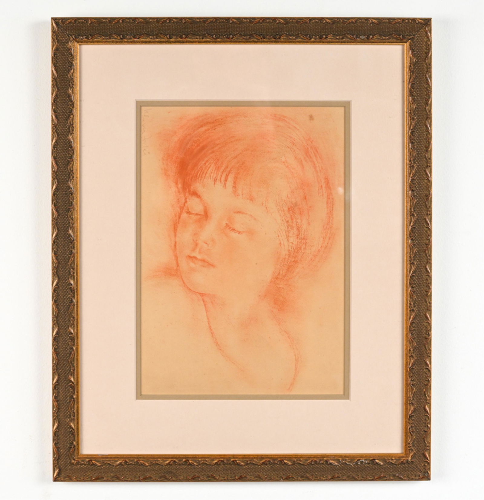 ULRICA FORBES, UK (1900-1960) CHALK PORTRAIT (1 of 8)