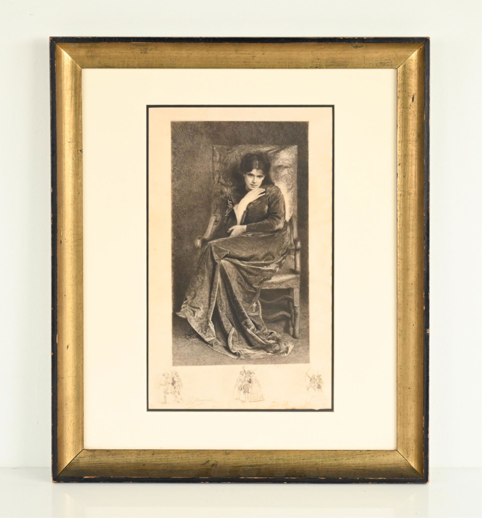 PAUL RAJON SIGNED ETCHING (1 of 8)