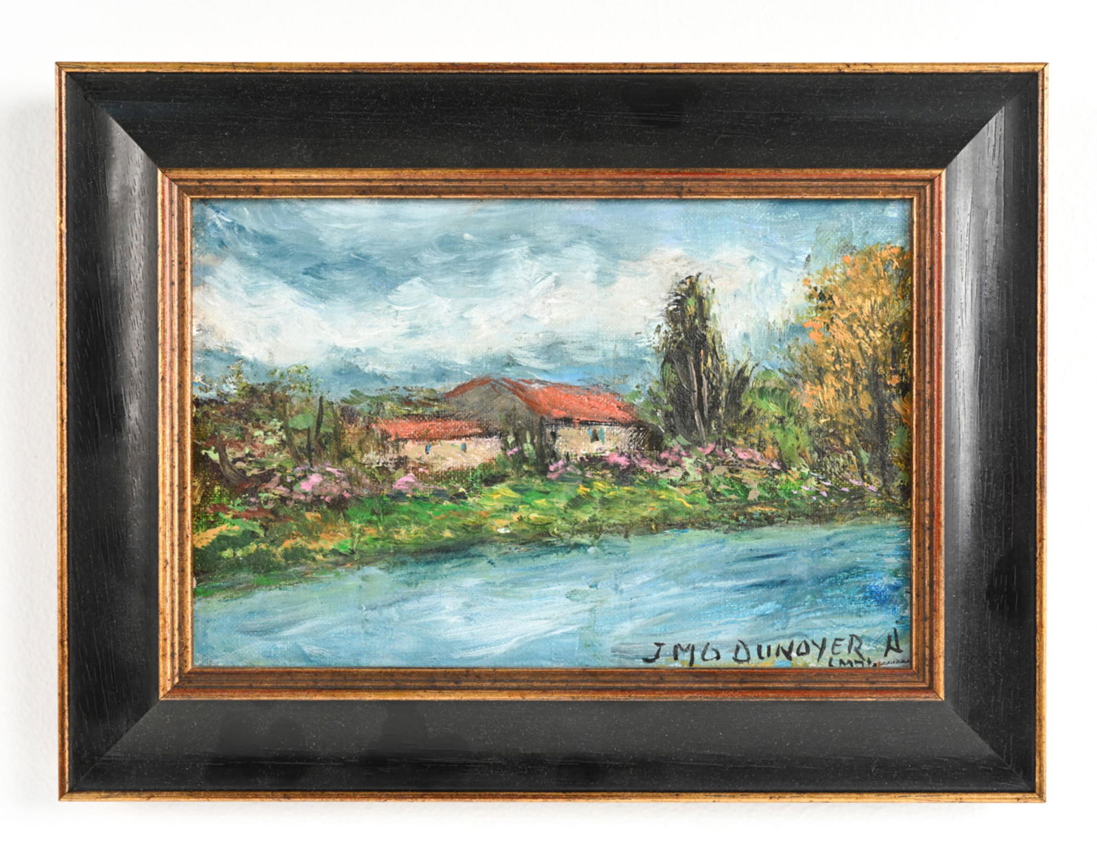 FRENCH LANDSCAPE O/C, SIGNED (1 of 8)