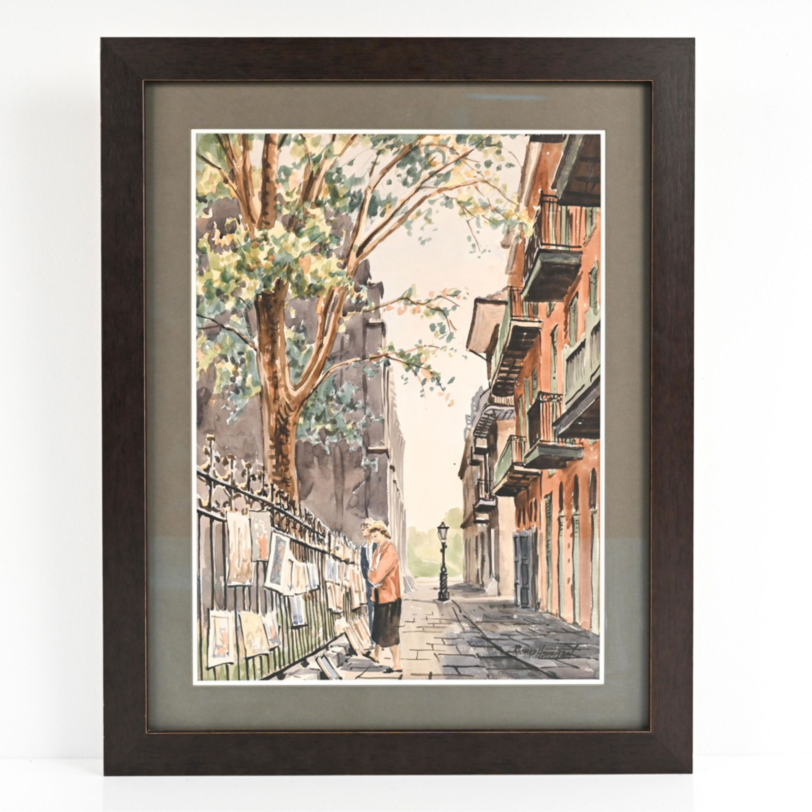 RICHARD HOFFMAN, LOUISIANA (20TH C.) WATERCOLOR (1 of 11)