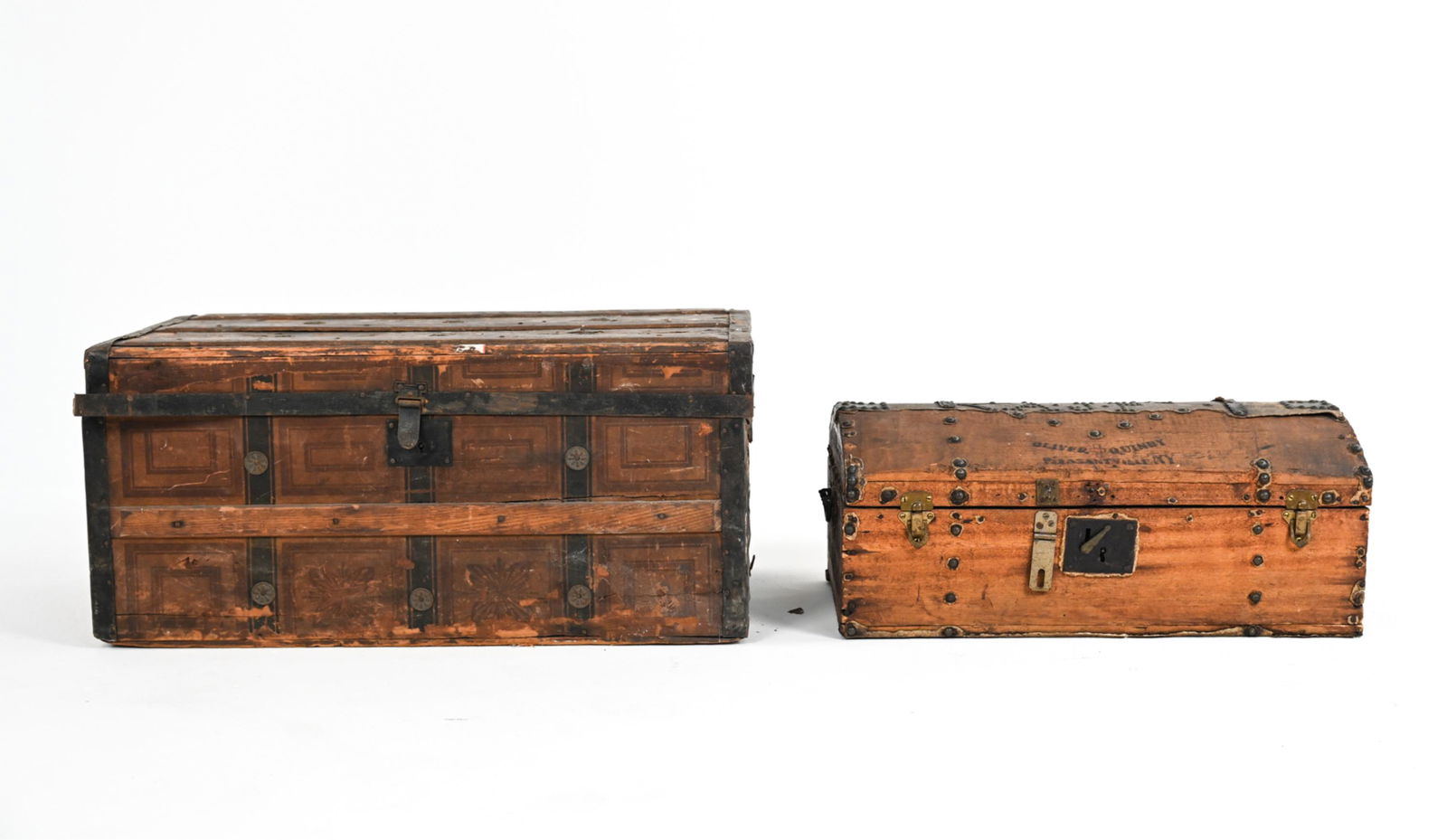 (2) ANTIQUE TRUNKS (1 of 14)