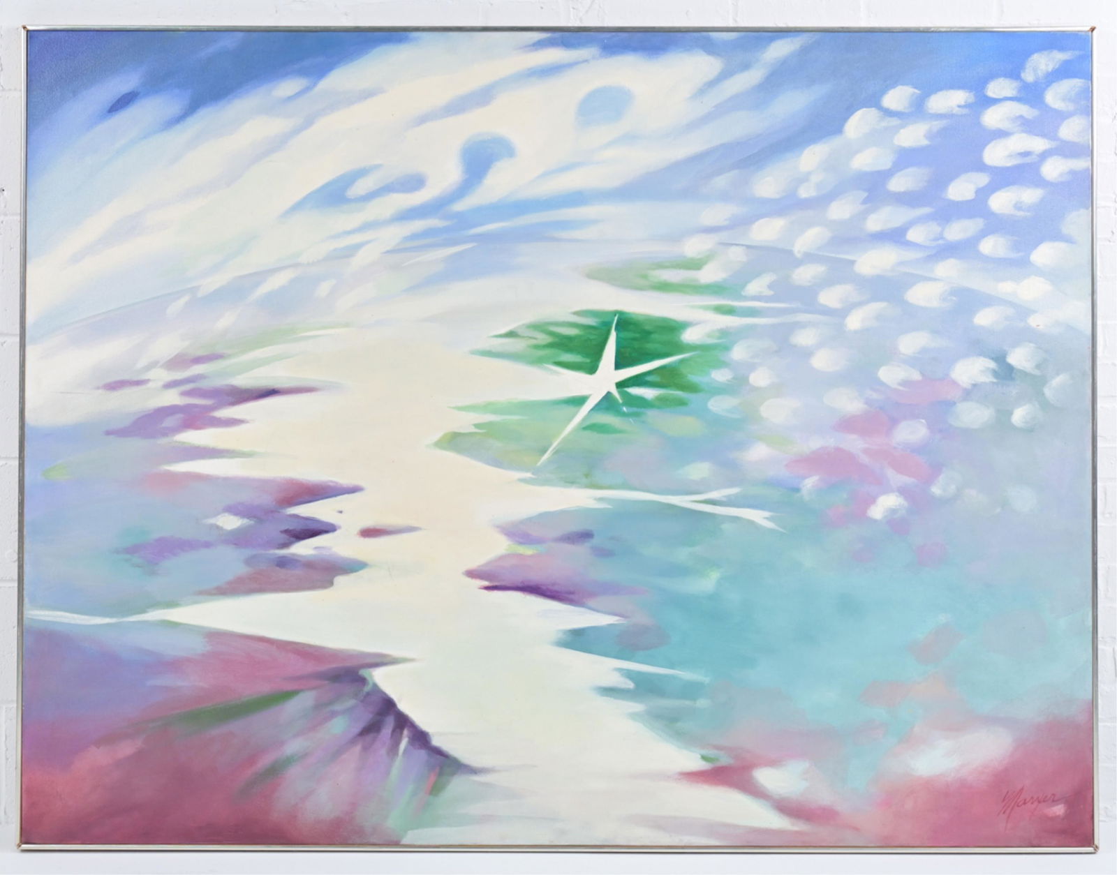 DONNA MARXER (1934-2019) O/C HIGH WHITE II (1 of 11)