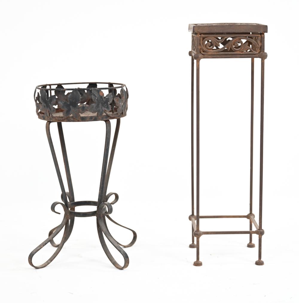 (2) IRON PLANT STANDS (1 of 9)