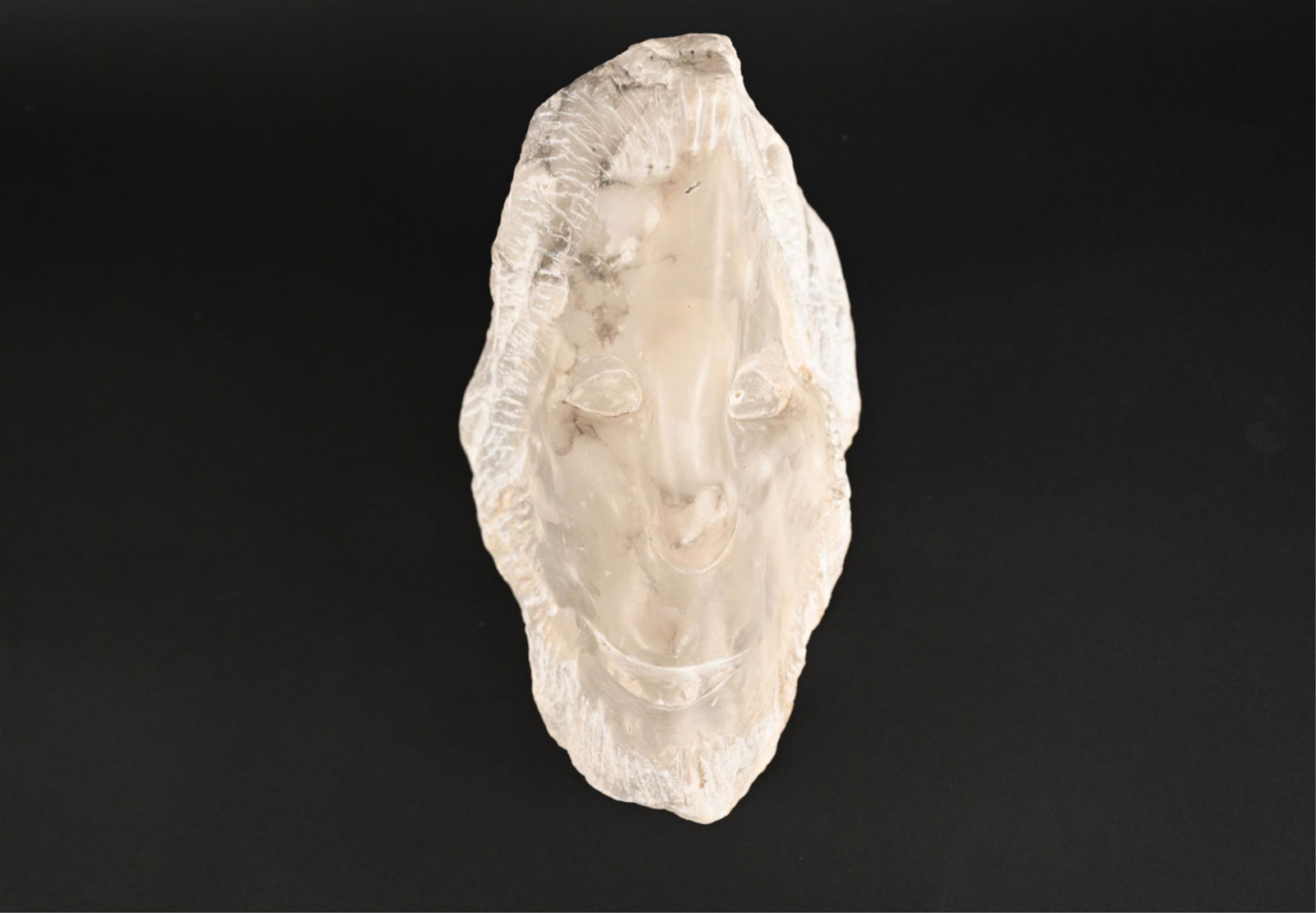 CARVED MARBLE HEAD SCULPTURE (1 of 15)