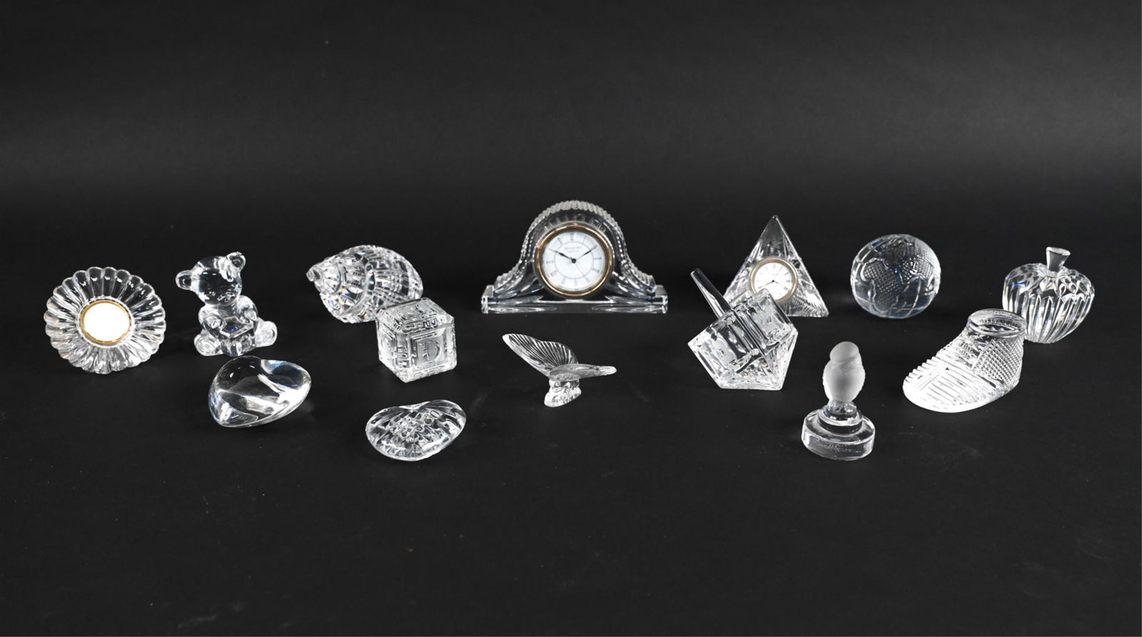 (14) SIGNED CRYSTAL OBJETS D'ART INCL. WATERFORD (1 of 13)