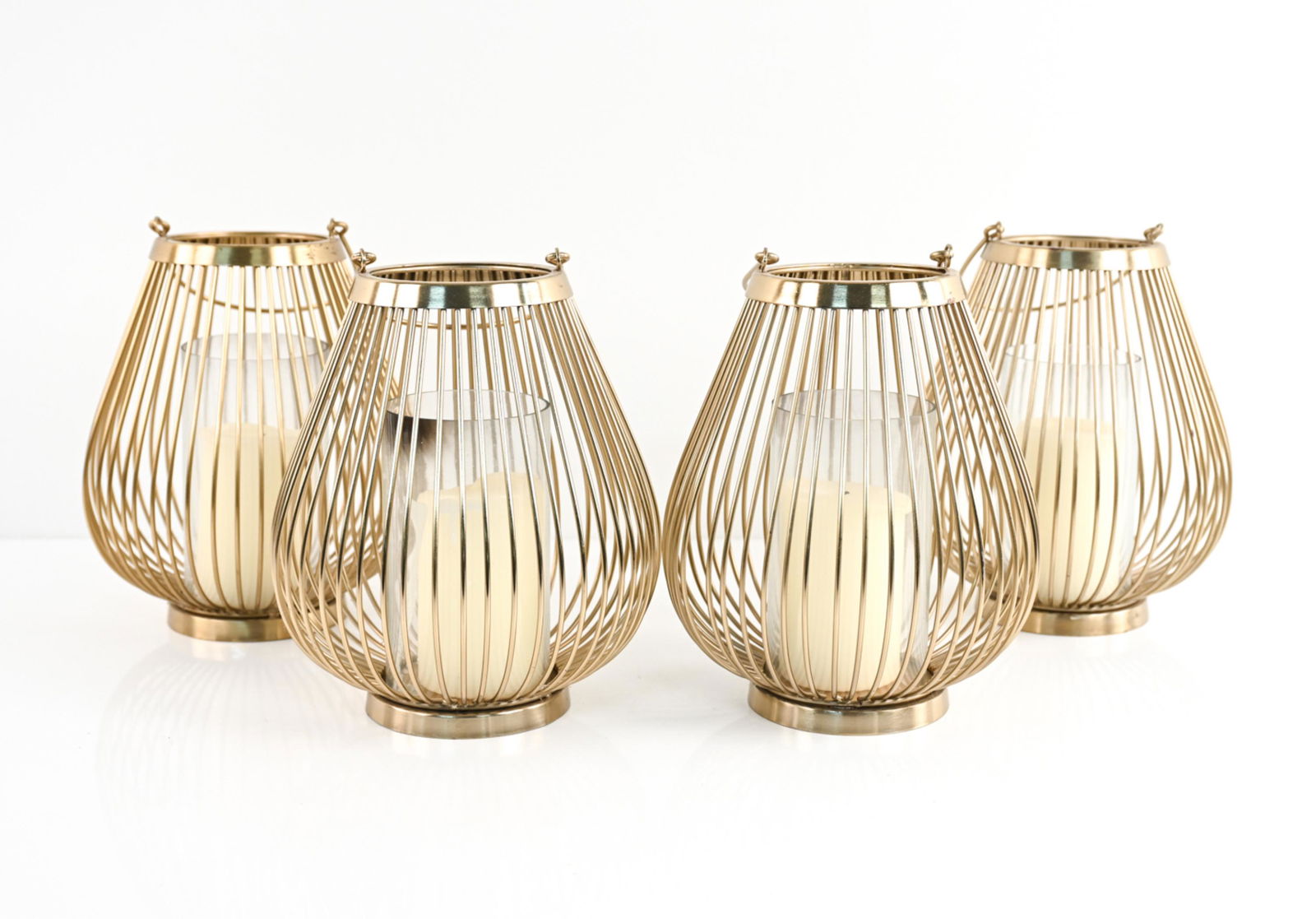 (4) CONTEMPORARY INDIAN CANDLE LANTERNS (1 of 7)