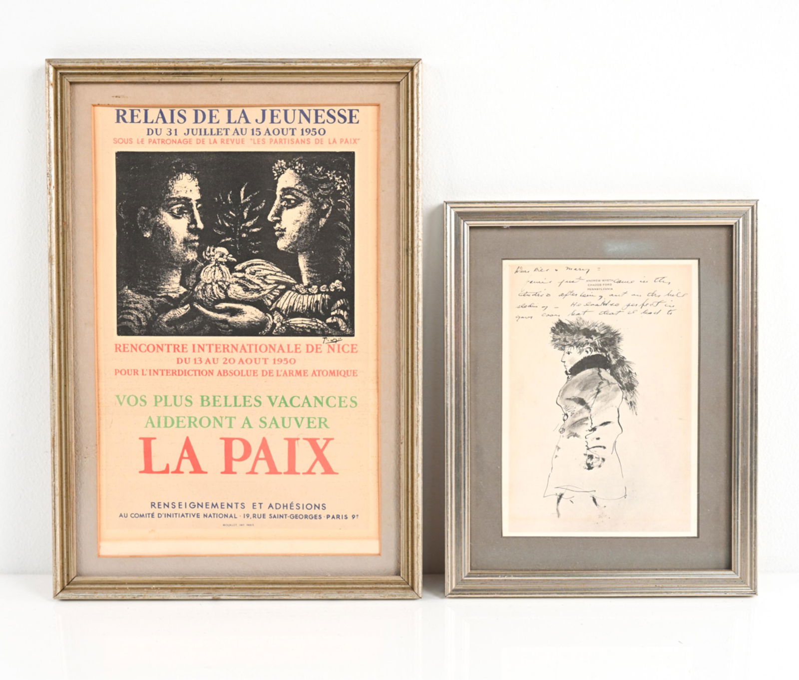 (2) FRENCH PRINTS INCL. AFTER PICASSO (1 of 10)