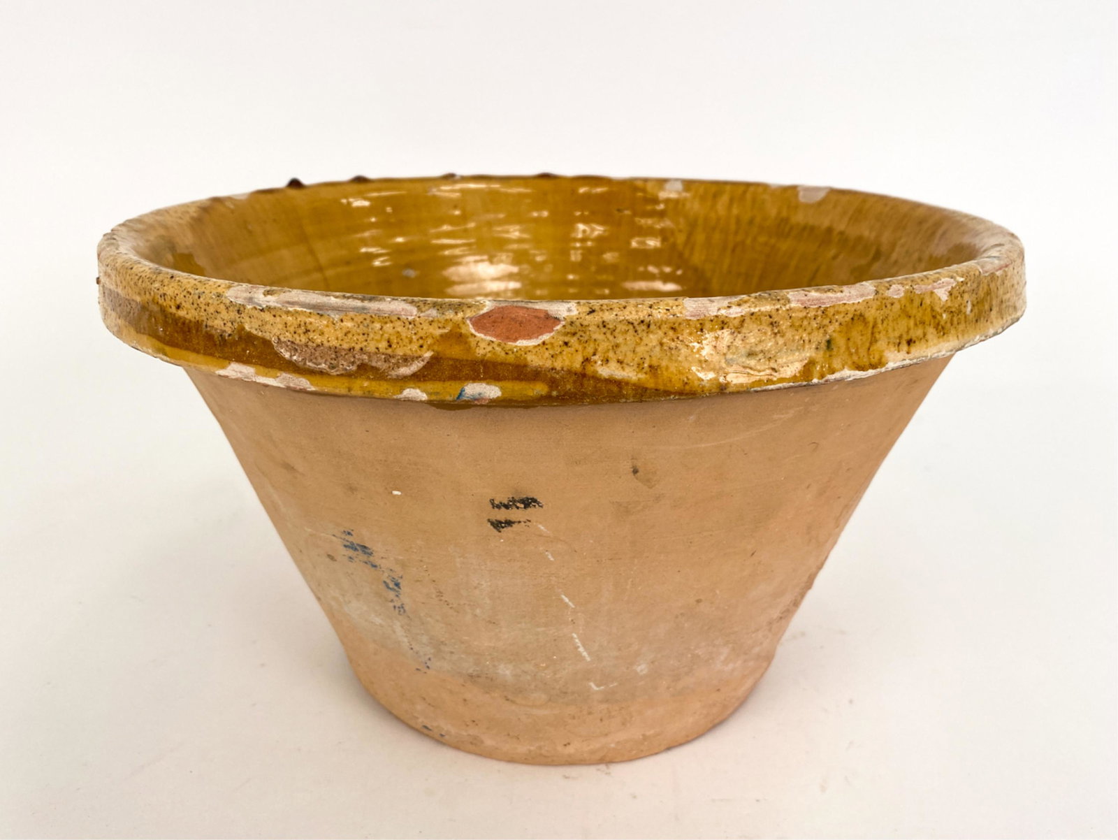 FRENCH ANTIQUE POTTERY TIAN GRESSALLE BOWL (1 of 10)