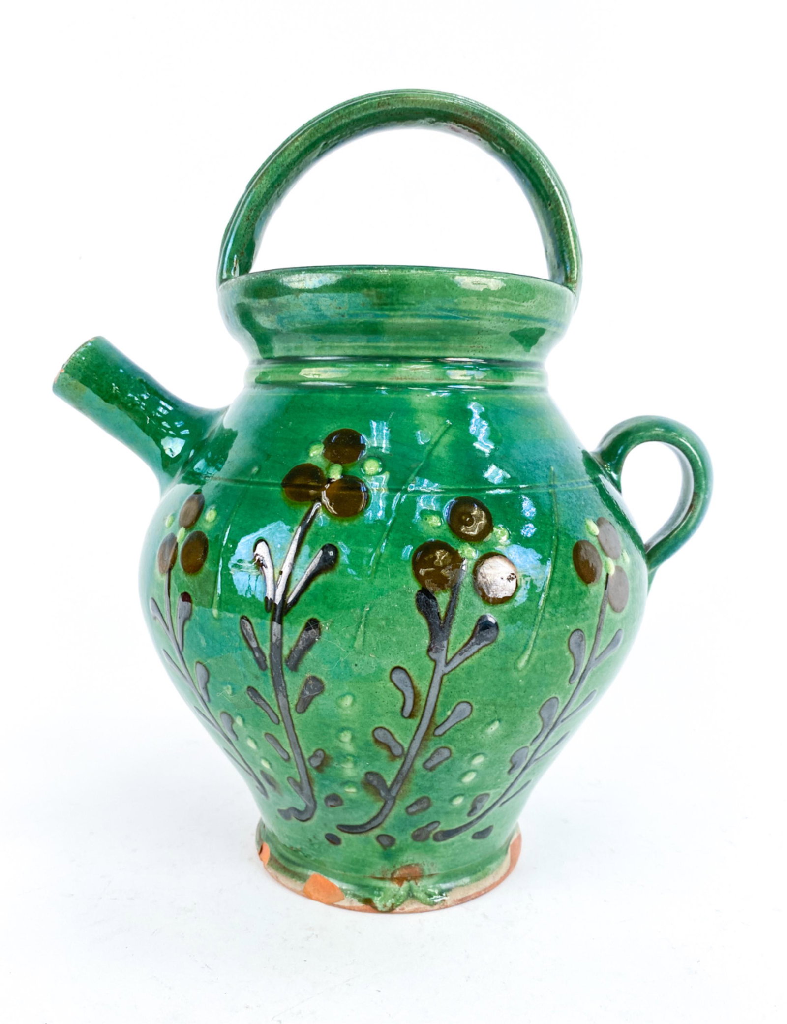 RARE TERRACOTTA FRENCH SAVOIE J. HERRMANN CRUCHE (1 of 8)