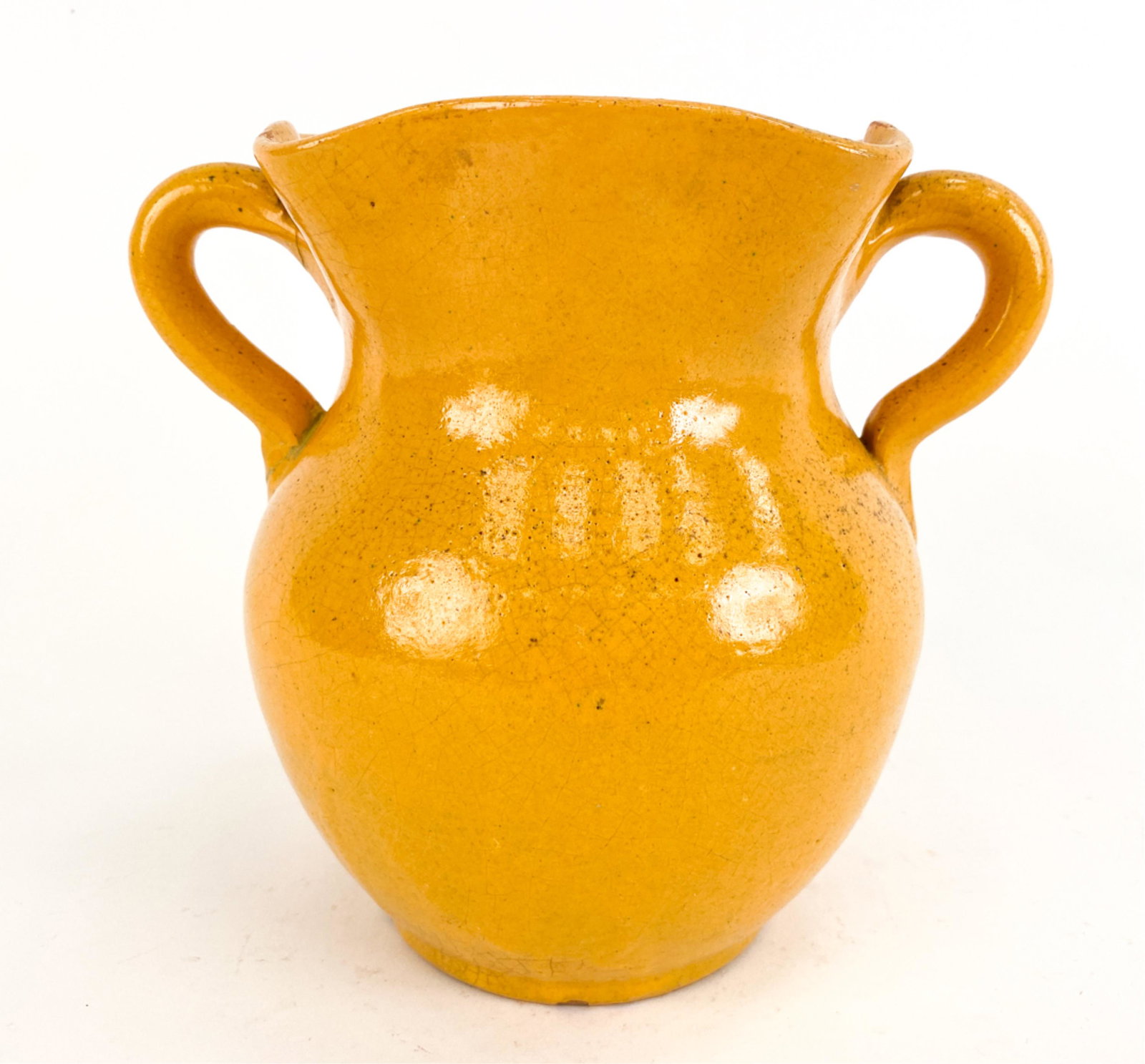 19TH C. FRENCH ANTIQUE POTTERY LOVING CUP (1 of 9)