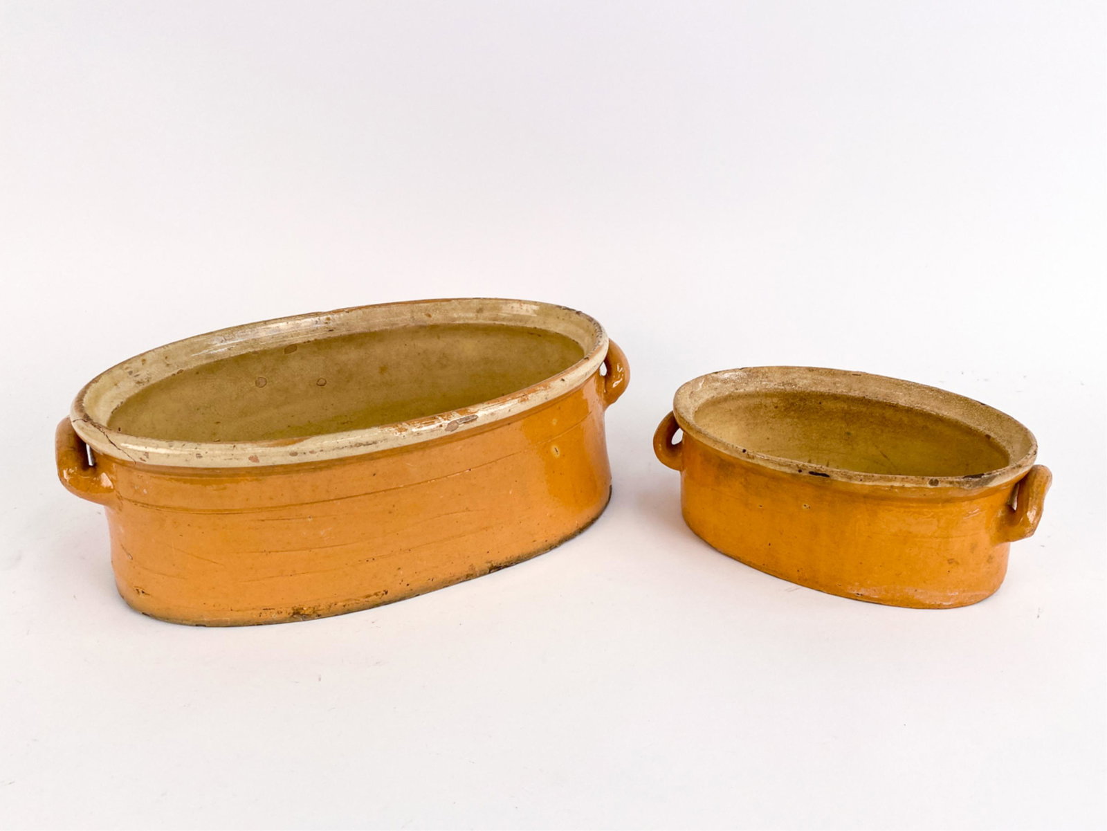 (2) 19TH C. FRENCH ANTIQUE POTTERY KITCHEN VESSELS (1 of 19)