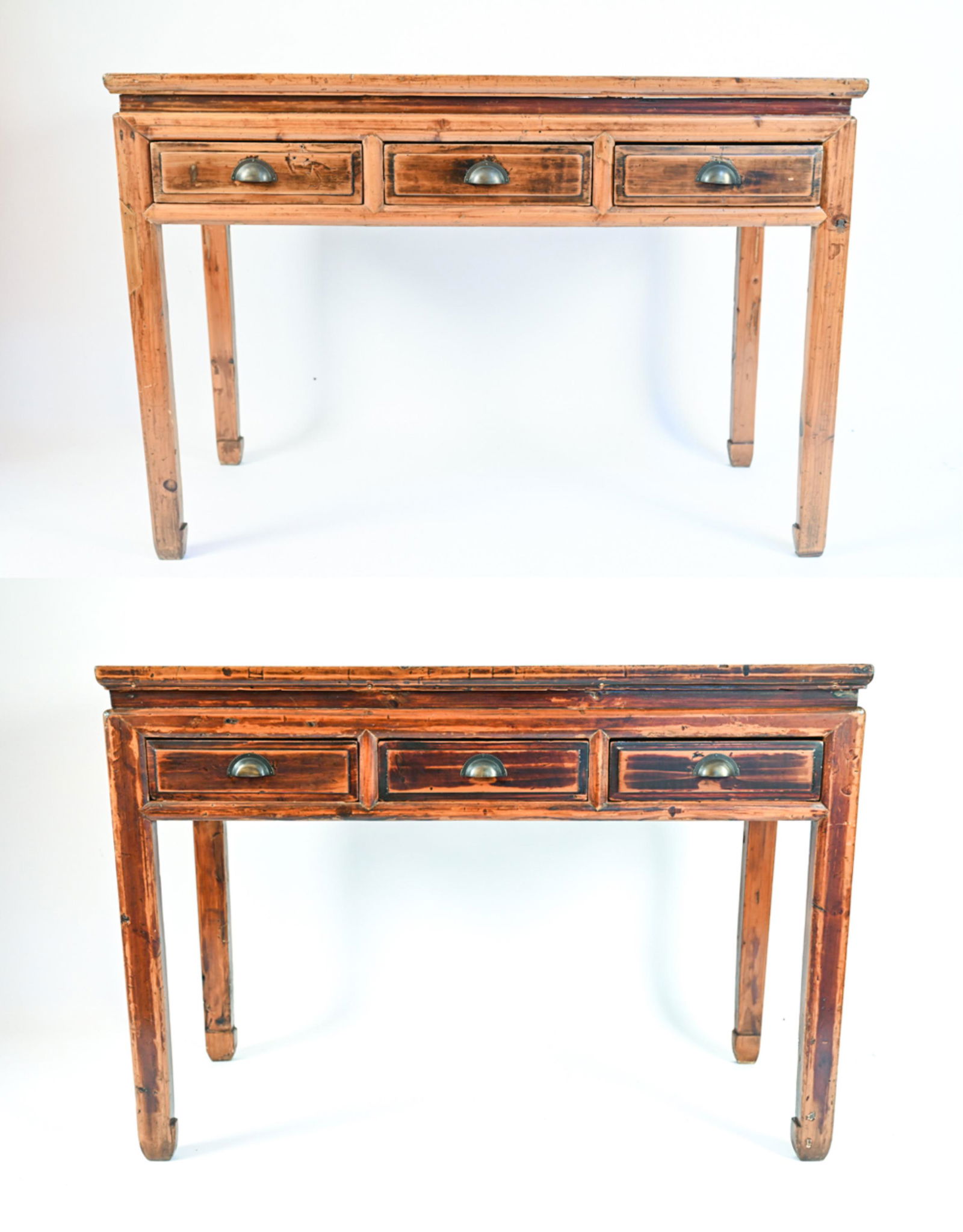 (2) CHINESE WOODEN CONSOLE TABLES (1 of 19)