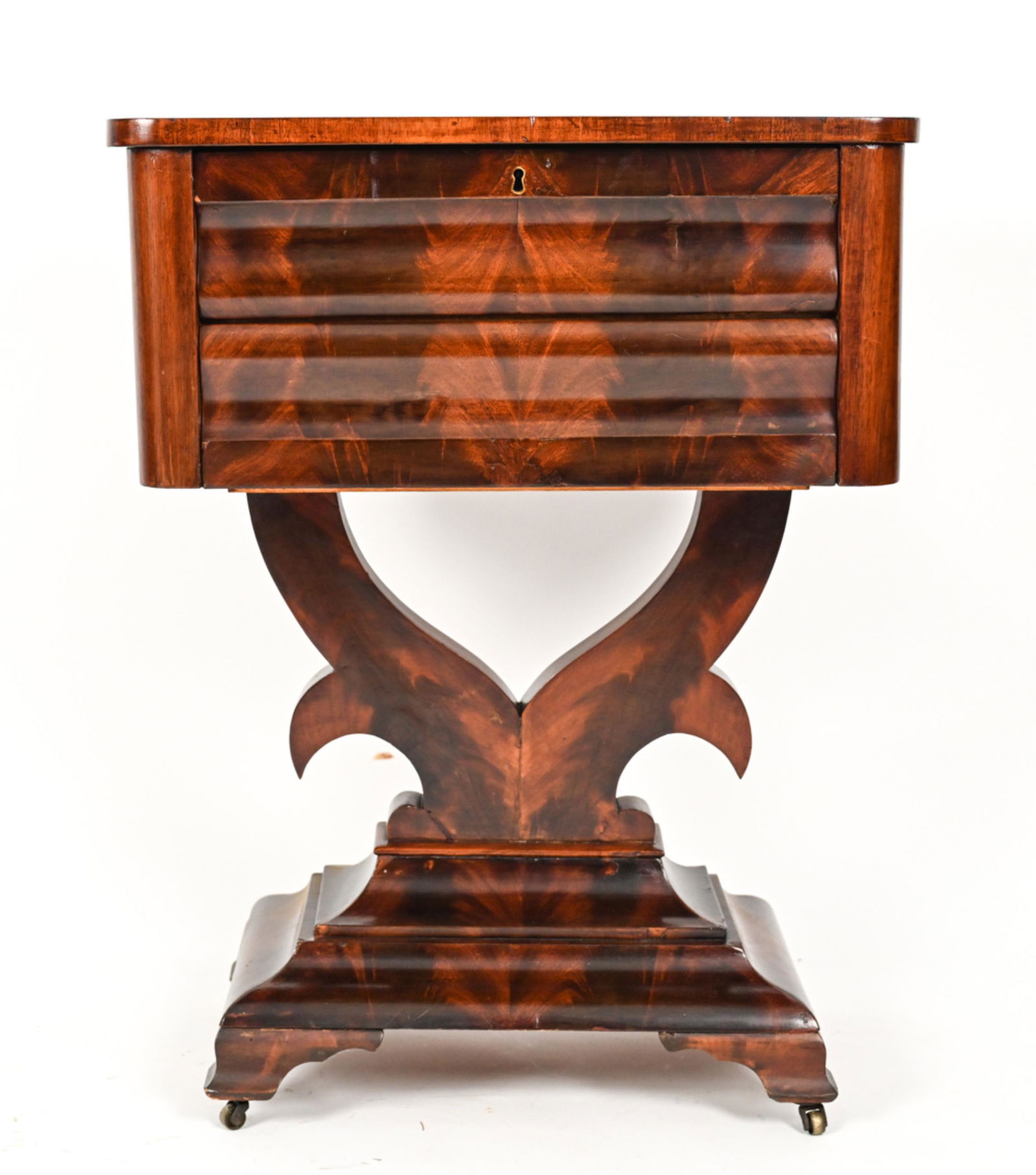 19TH C. EMPIRE STYLE SEWING TABLE (1 of 11)