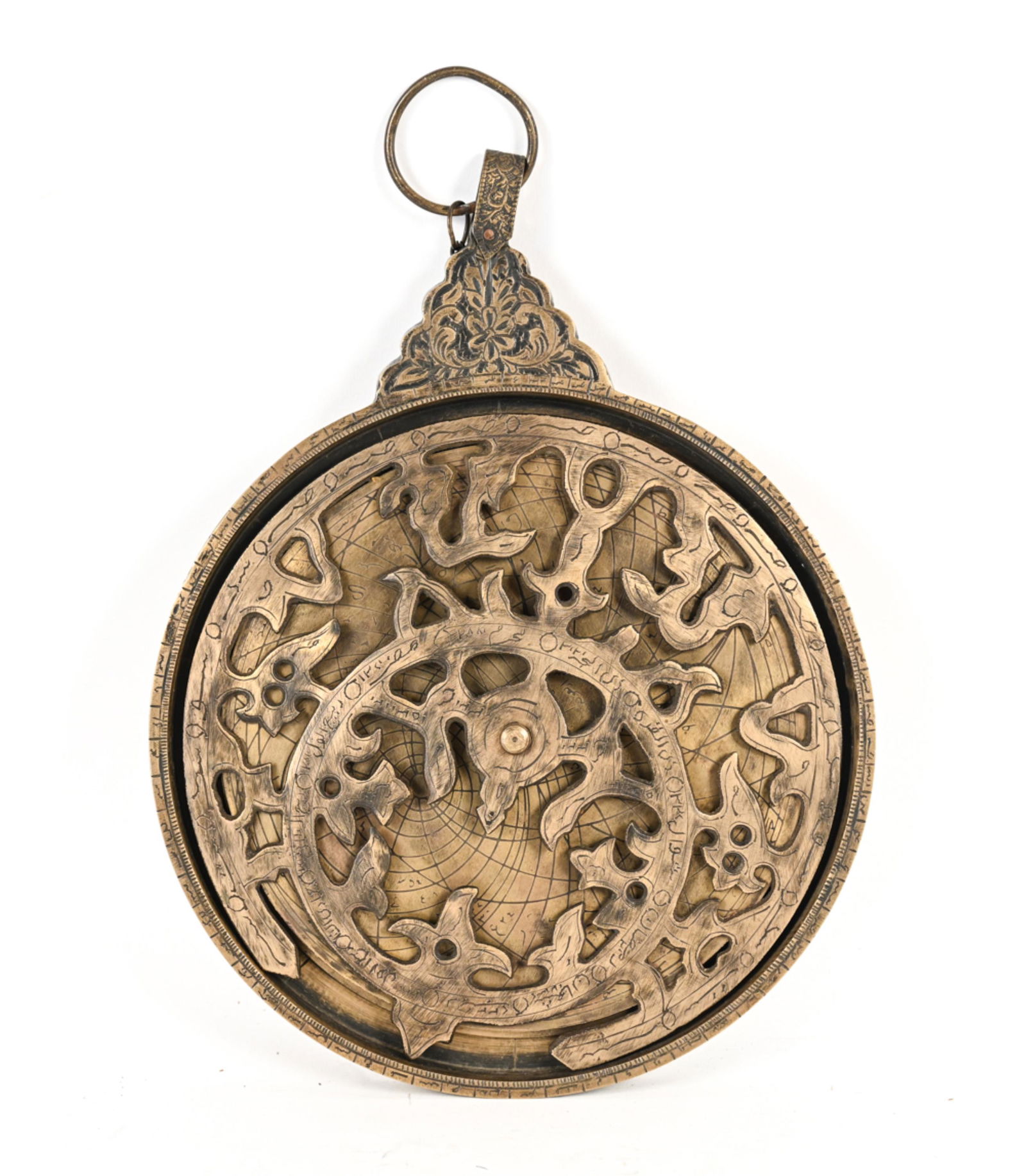 ISLAMIC BRASS ASTROLABE (1 of 16)