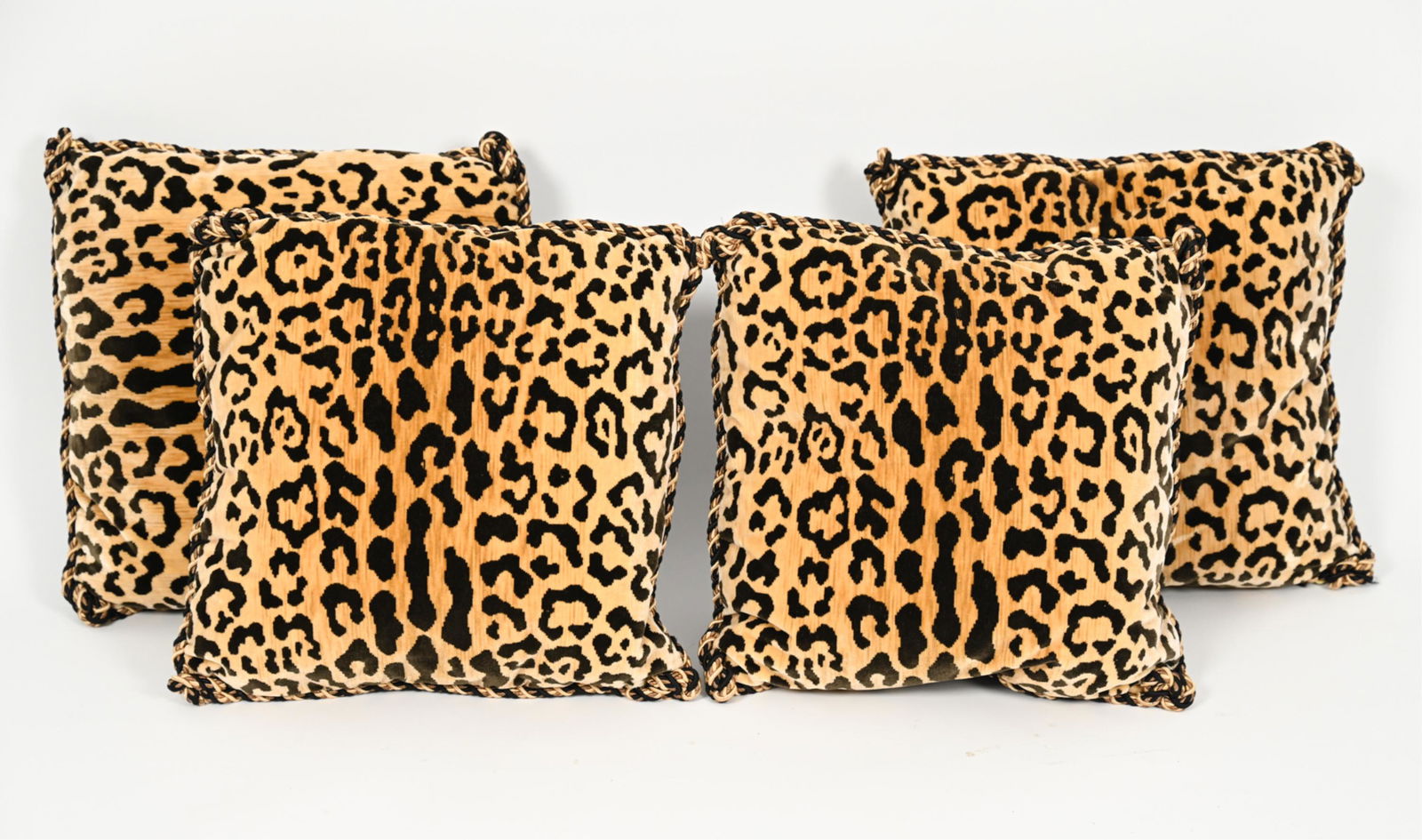 (4) LEOPARD-PRINT DECORATIVE THROW PILLOWS (1 of 5)